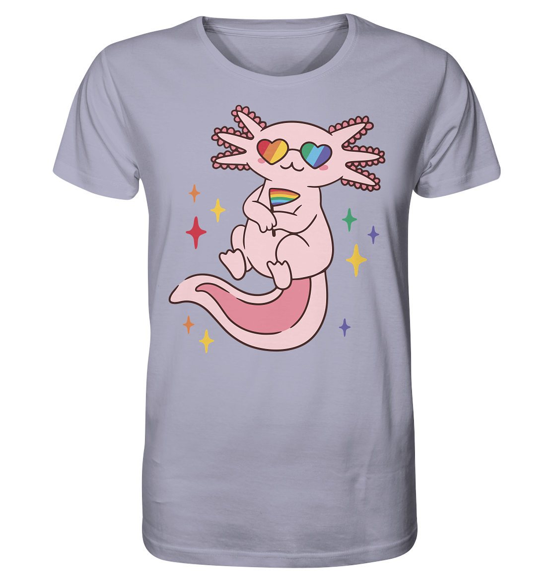 Big Pride Axolotl - Organic Shirt
