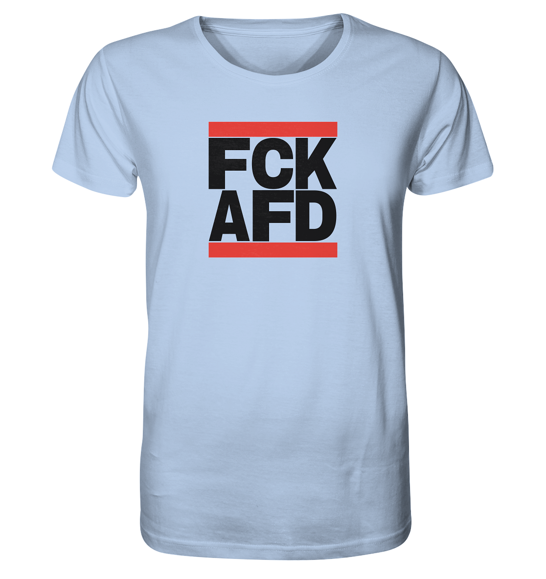 FCK AFD (schwarze Schrift) - Organic Shirt