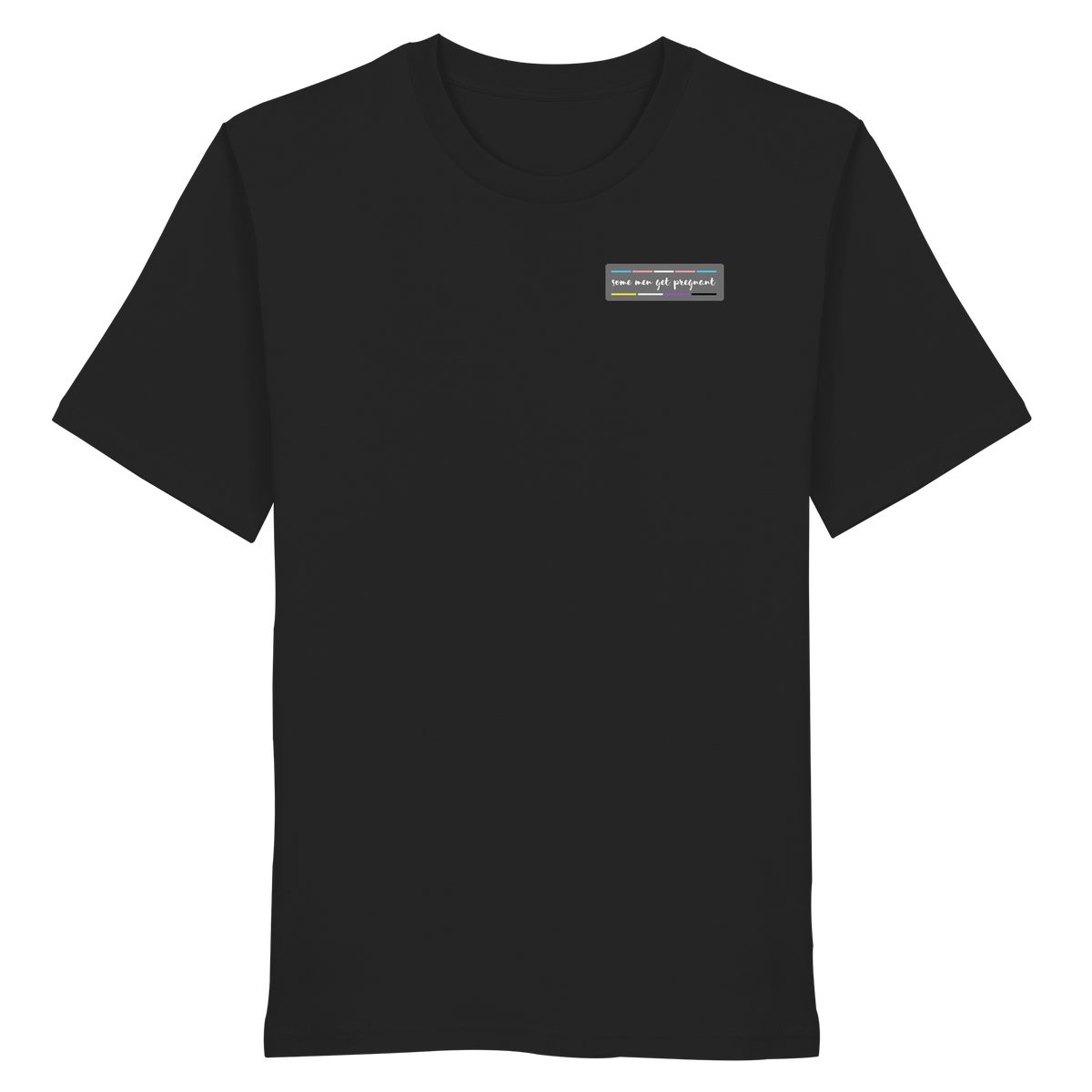 some men get pregnant "Trans Stripes Edition" - Organic Shirt