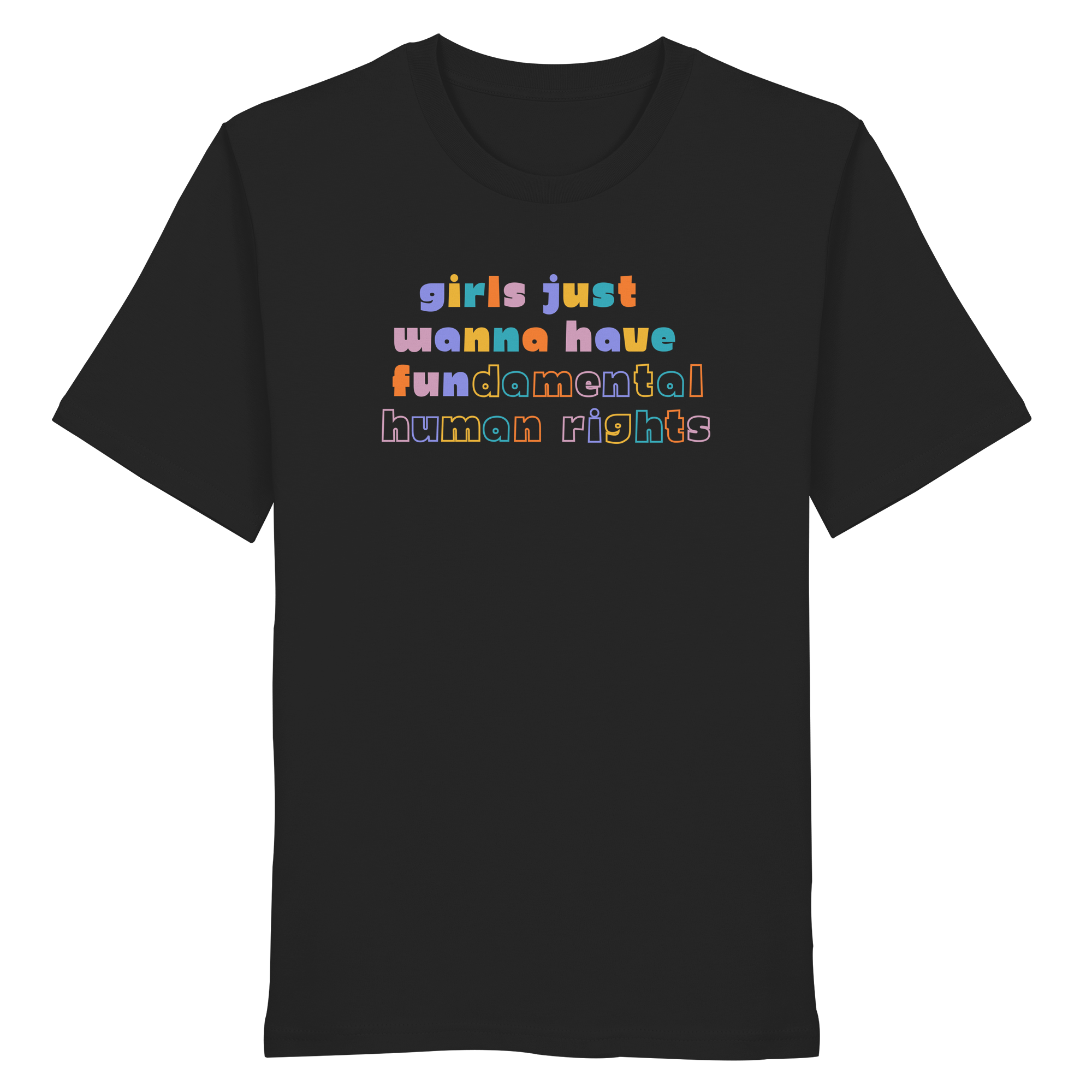 Girls just wanna have fundamental Human Rights - Organic Shirt