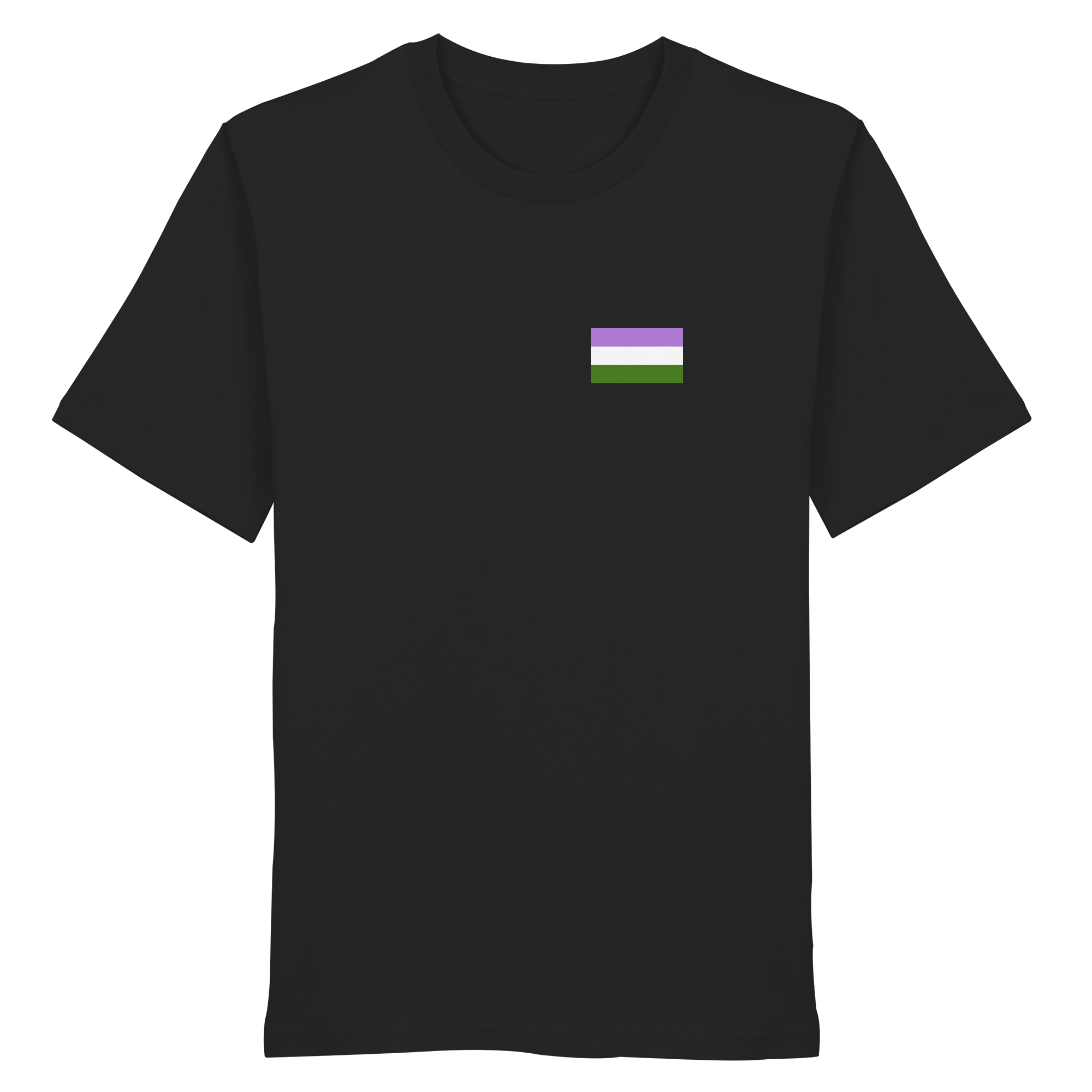 Genderqueer Pride Flag - Organic Shirt