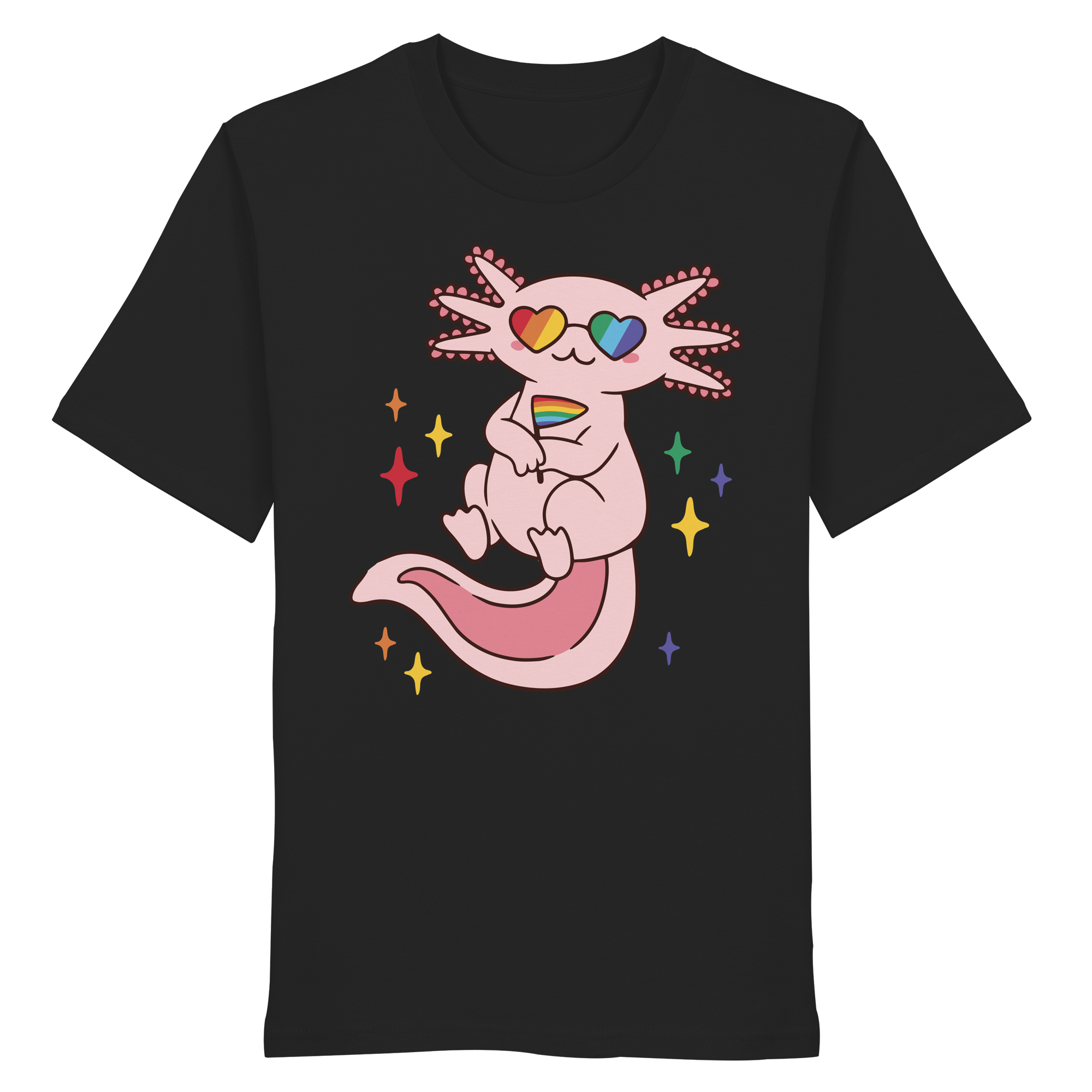 Big Pride Axolotl - Organic Shirt
