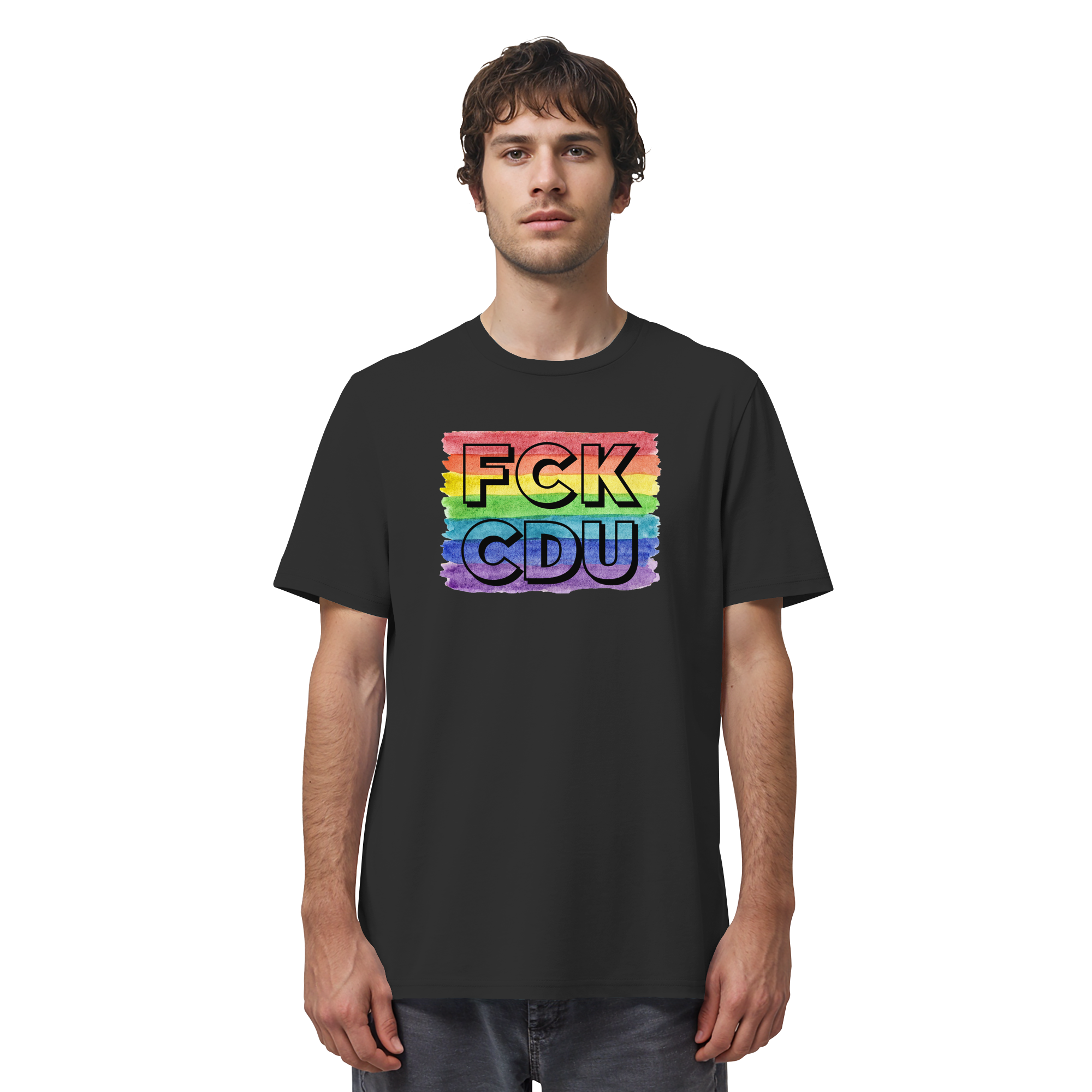 FCK CDU "Rainbow Resistance Edition" - Organic Shirt