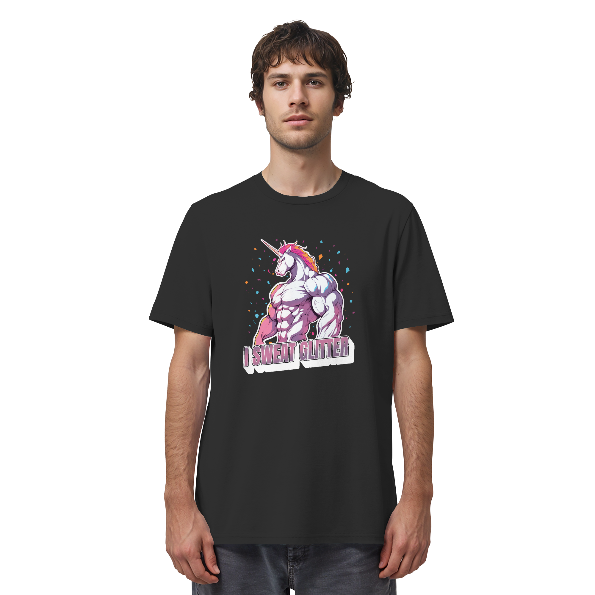 I sweat Glitter - Organic Shirt