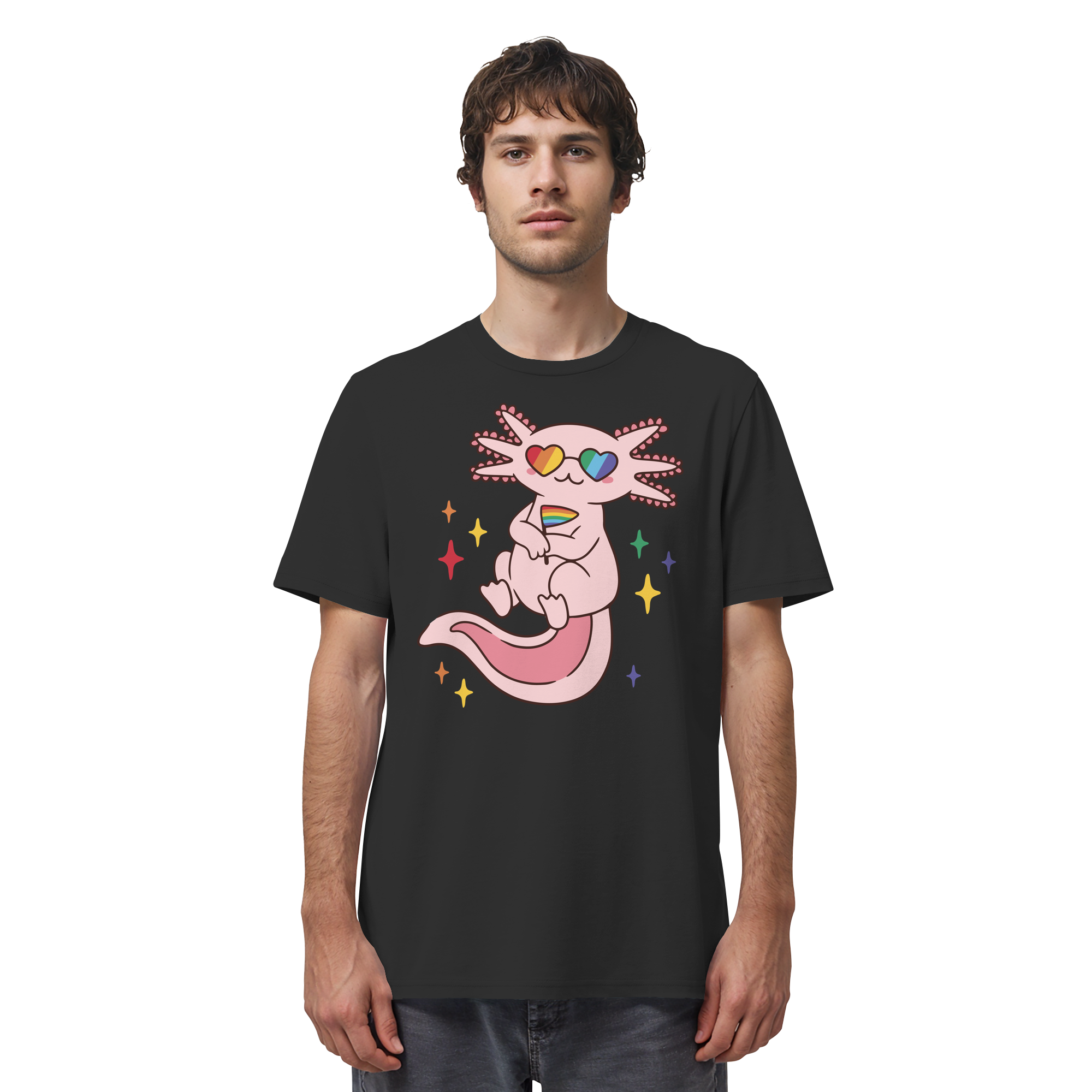 Big Pride Axolotl - Organic Shirt