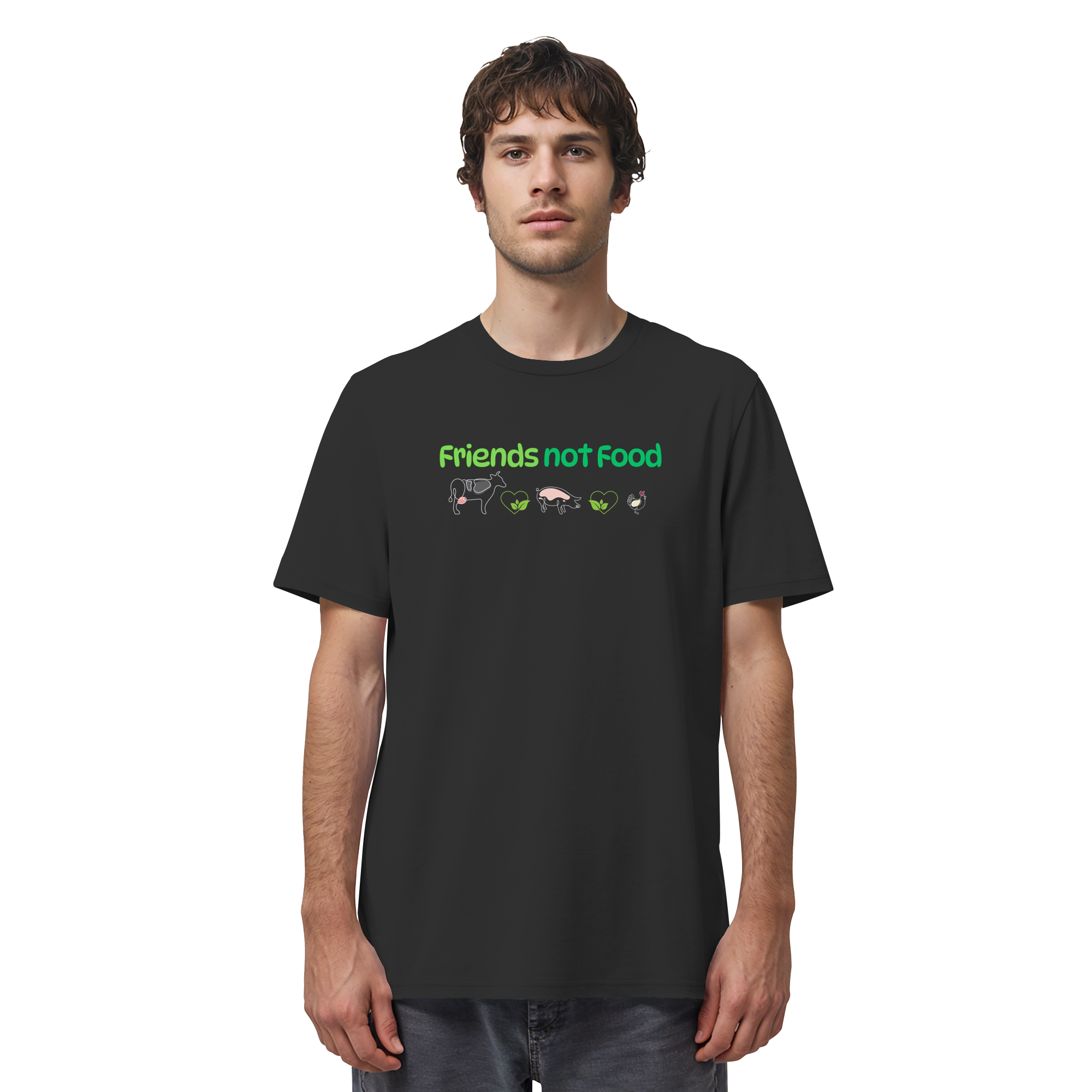 Friends Not Food - Organic Shirt