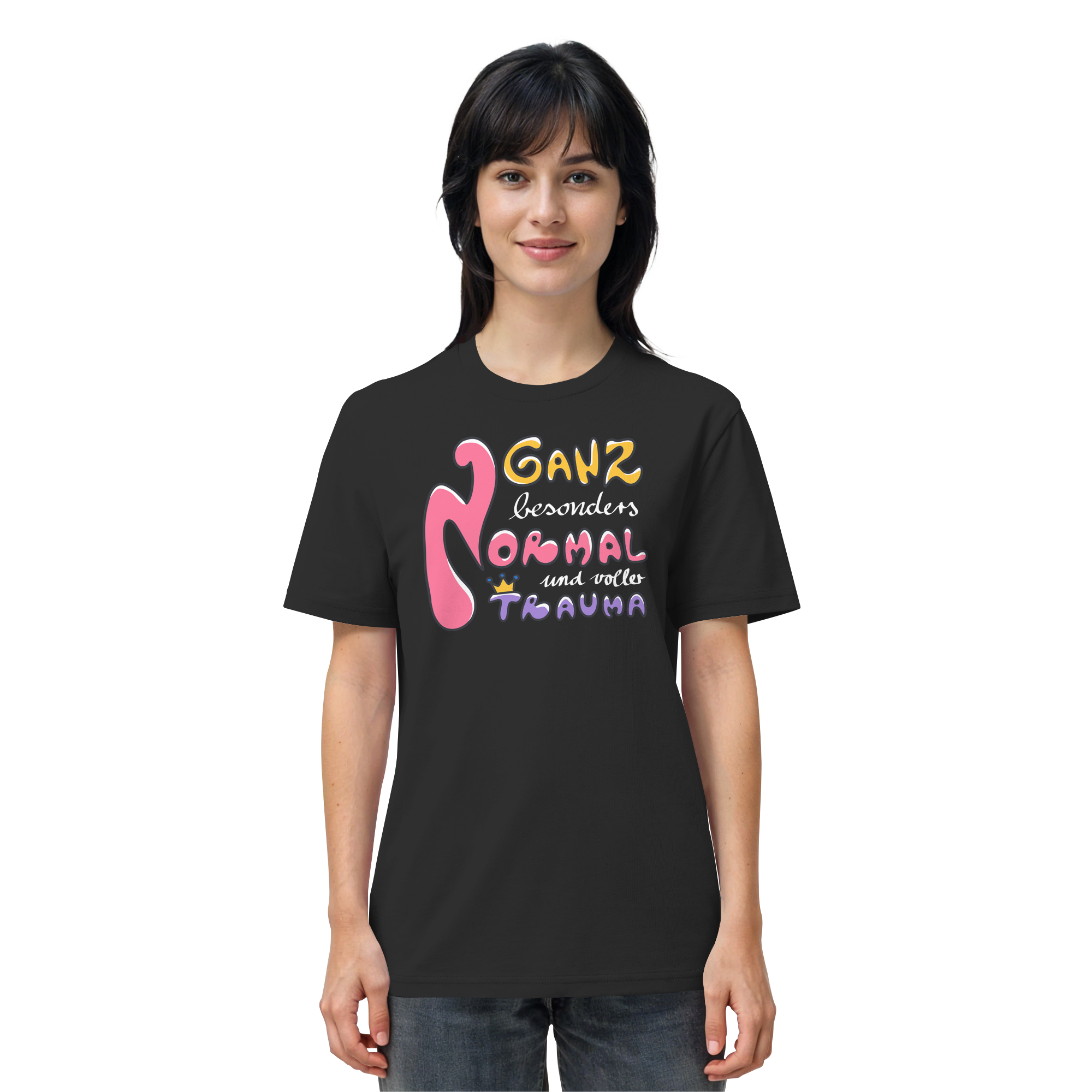 Ganz besonders Normal und voller Trauma "Bunte Edition" - Organic Shirt