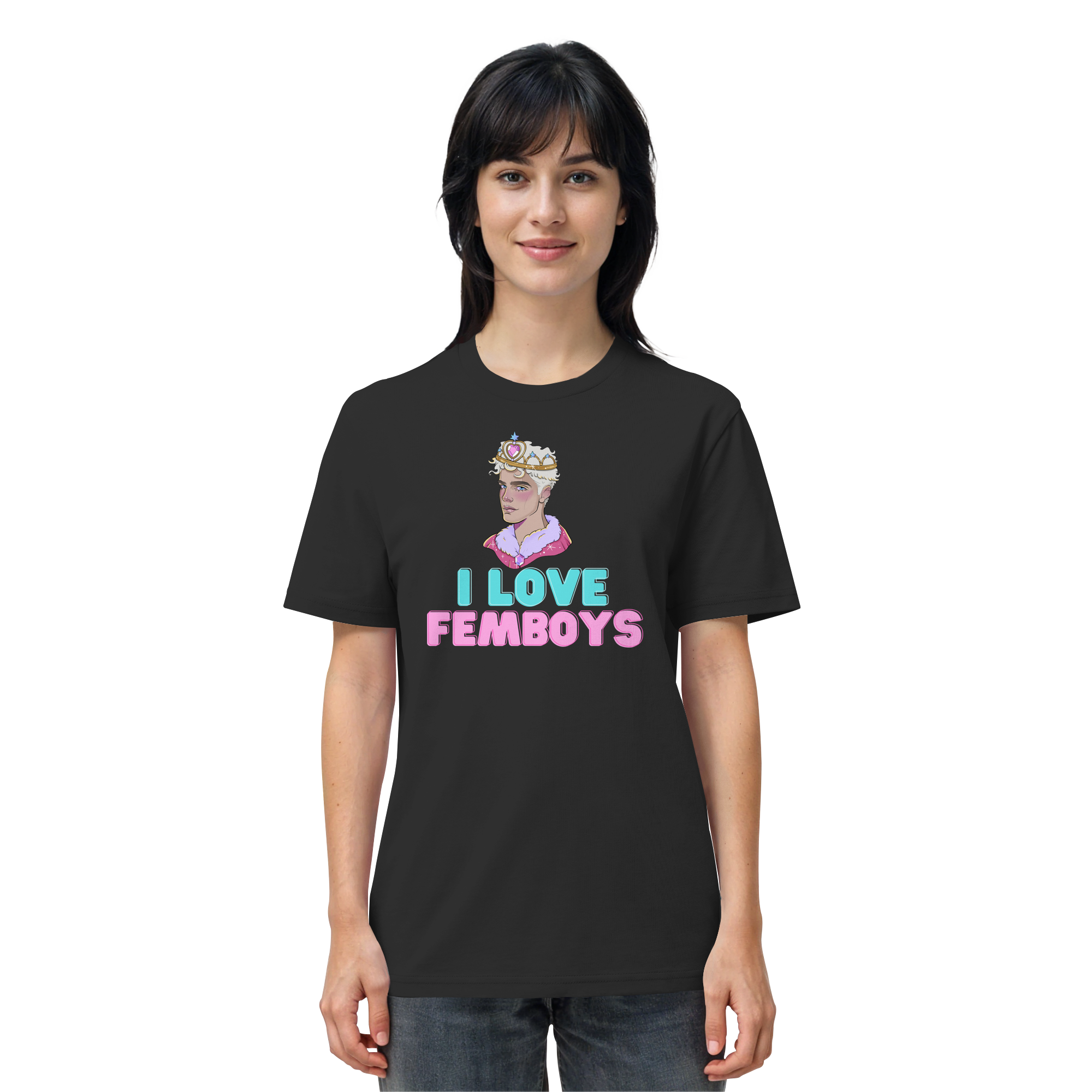 I Love Femboys "Royal Blush Edition" - Organic Shirt