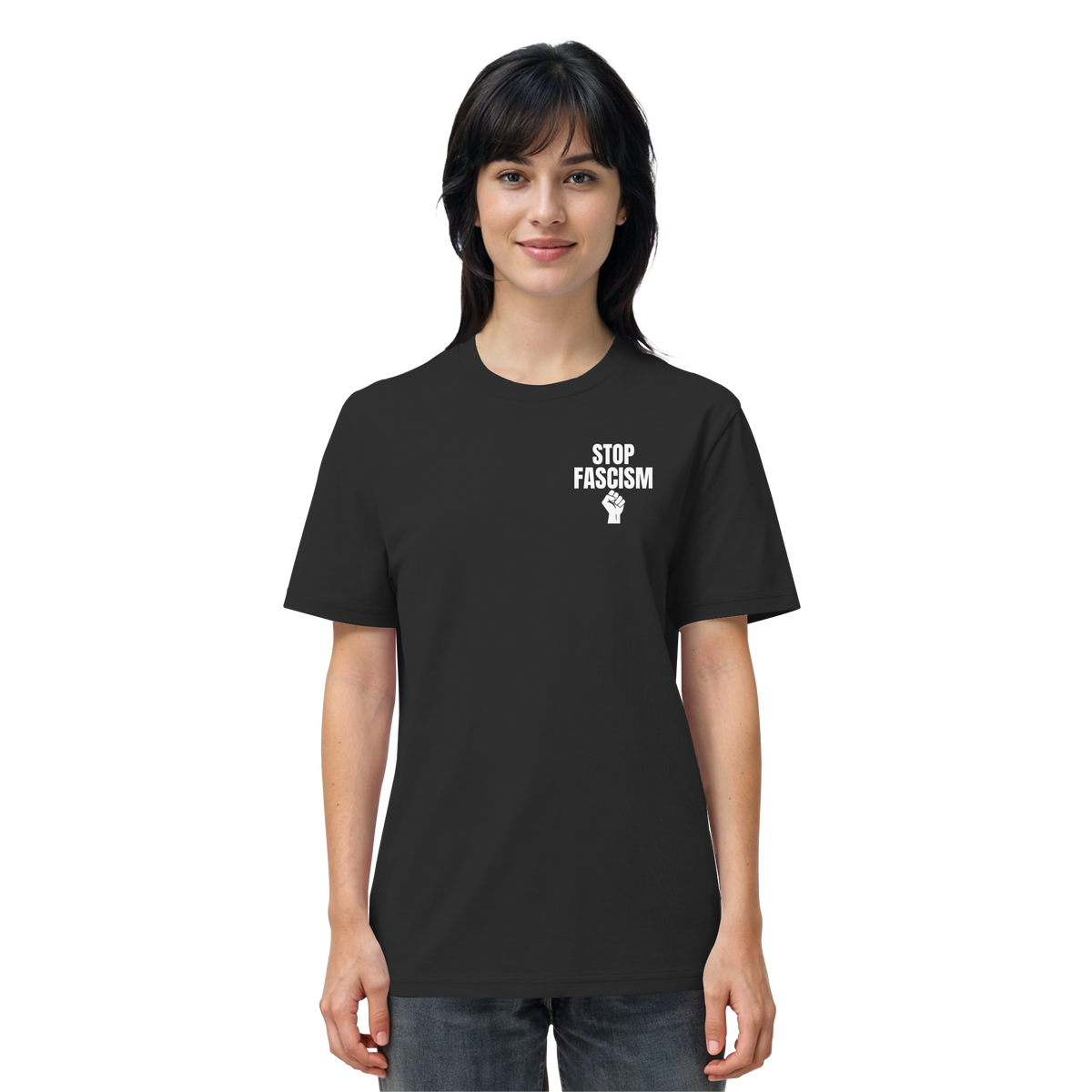 Stop Fascism "Raised Fist Edition" - Organic Shirt