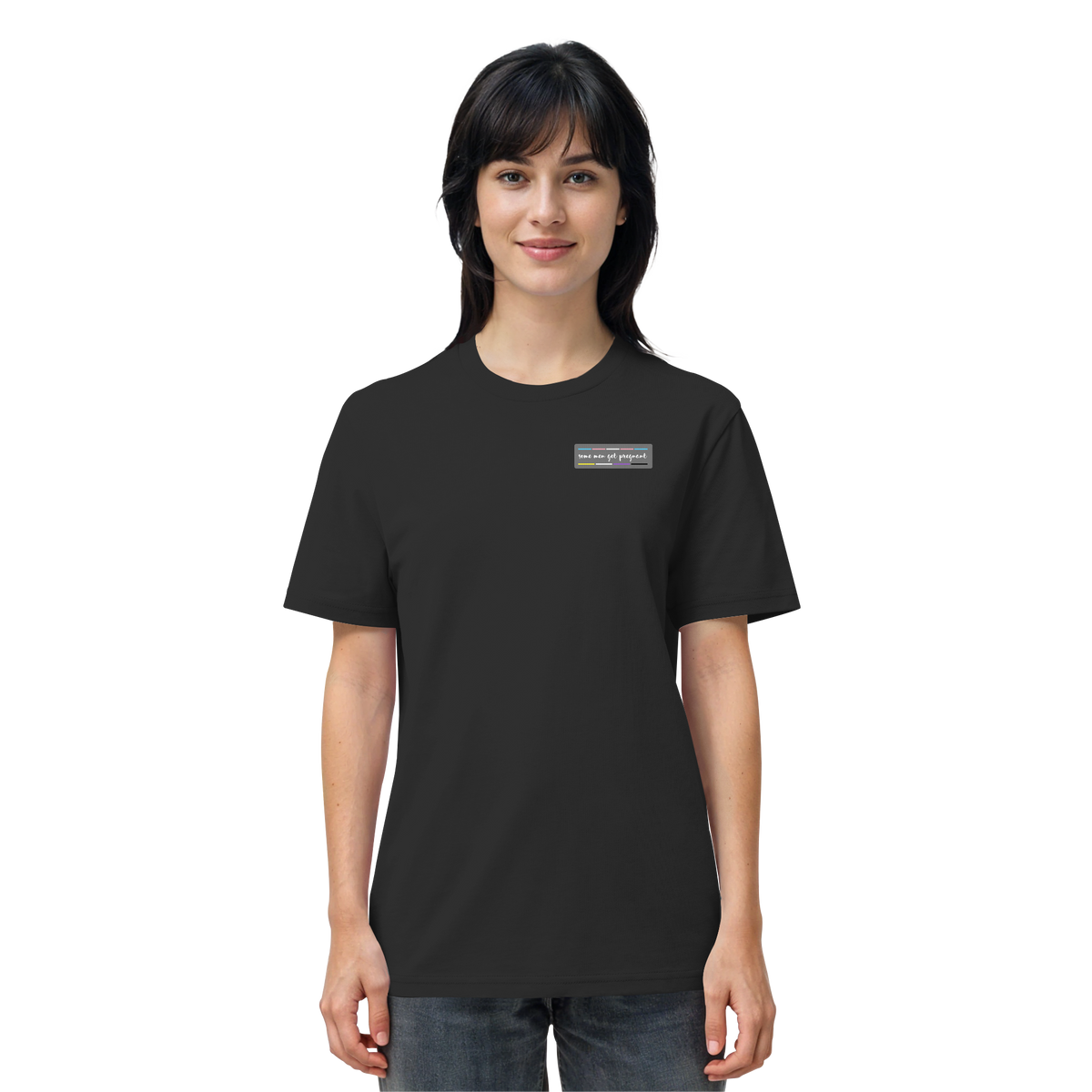 some men get pregnant "Trans Stripes Edition" - Organic Shirt