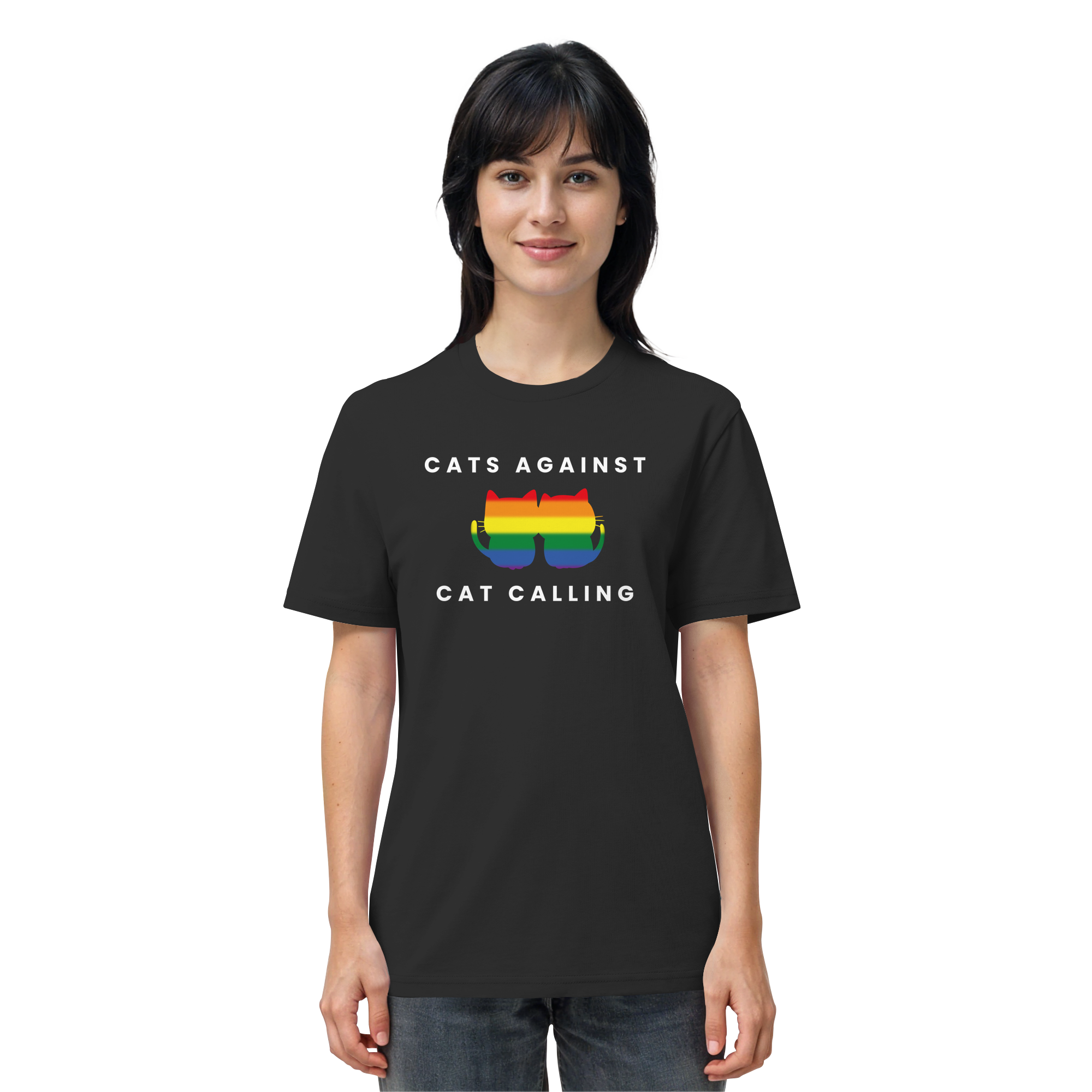 Cats Against Catcalling "Rainbow Edition" - Organic Shirt