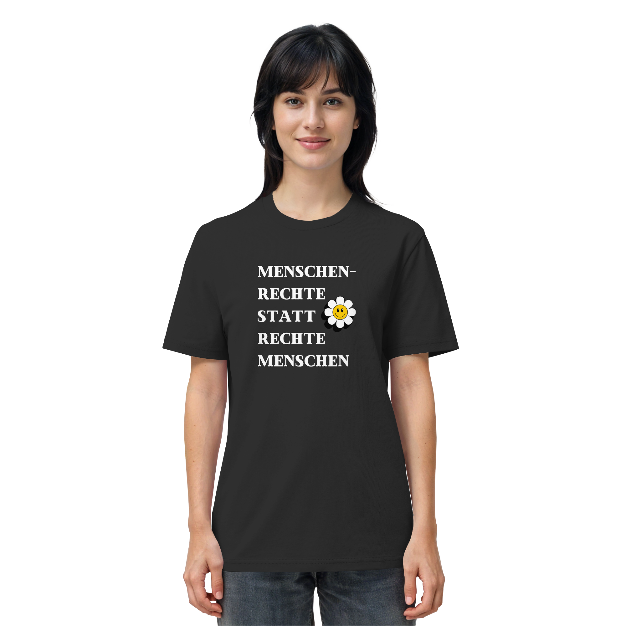 Menschenrechte statt rechte Menschen - Organic Shirt