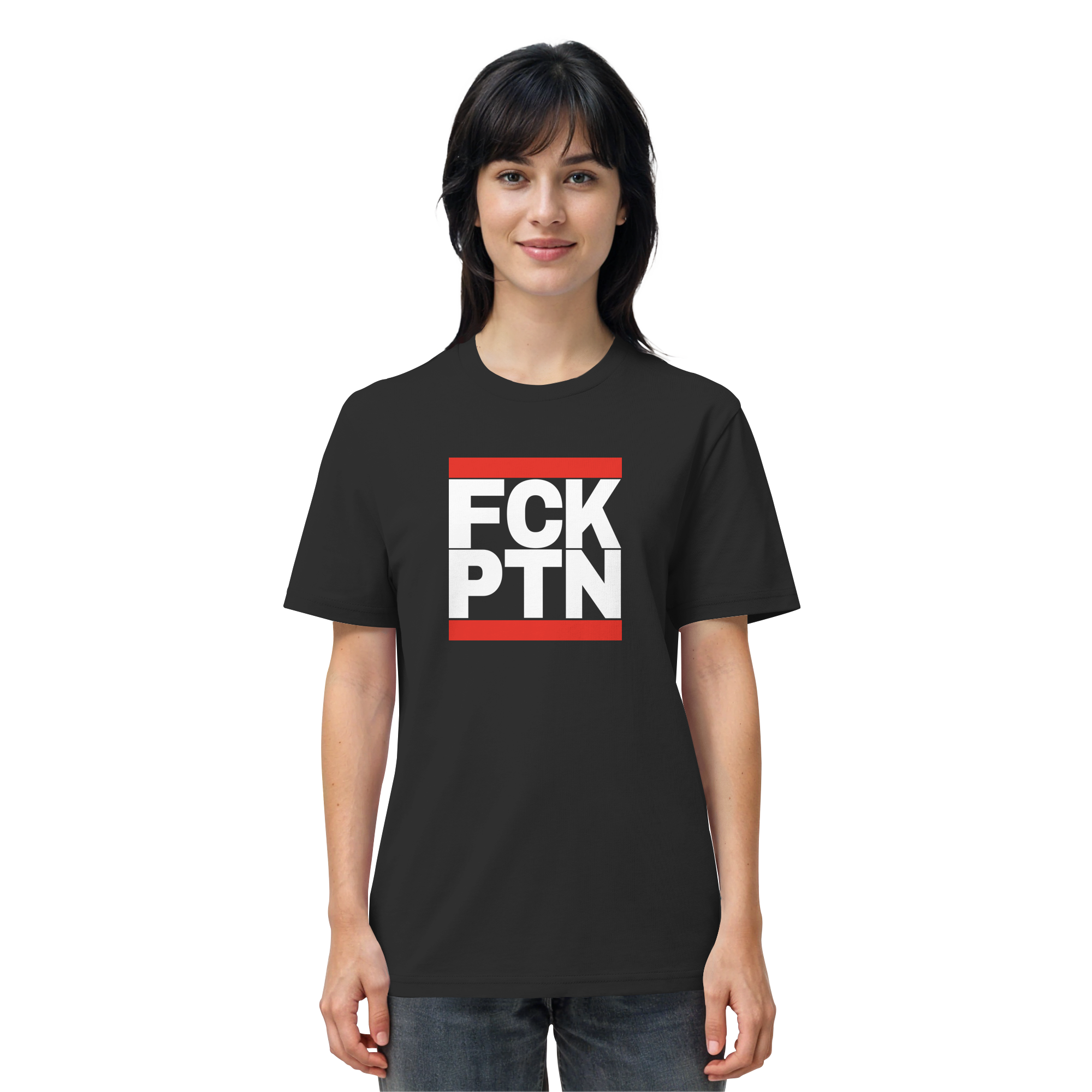 FCK PTN (weiße Schrift) - Organic Shirt