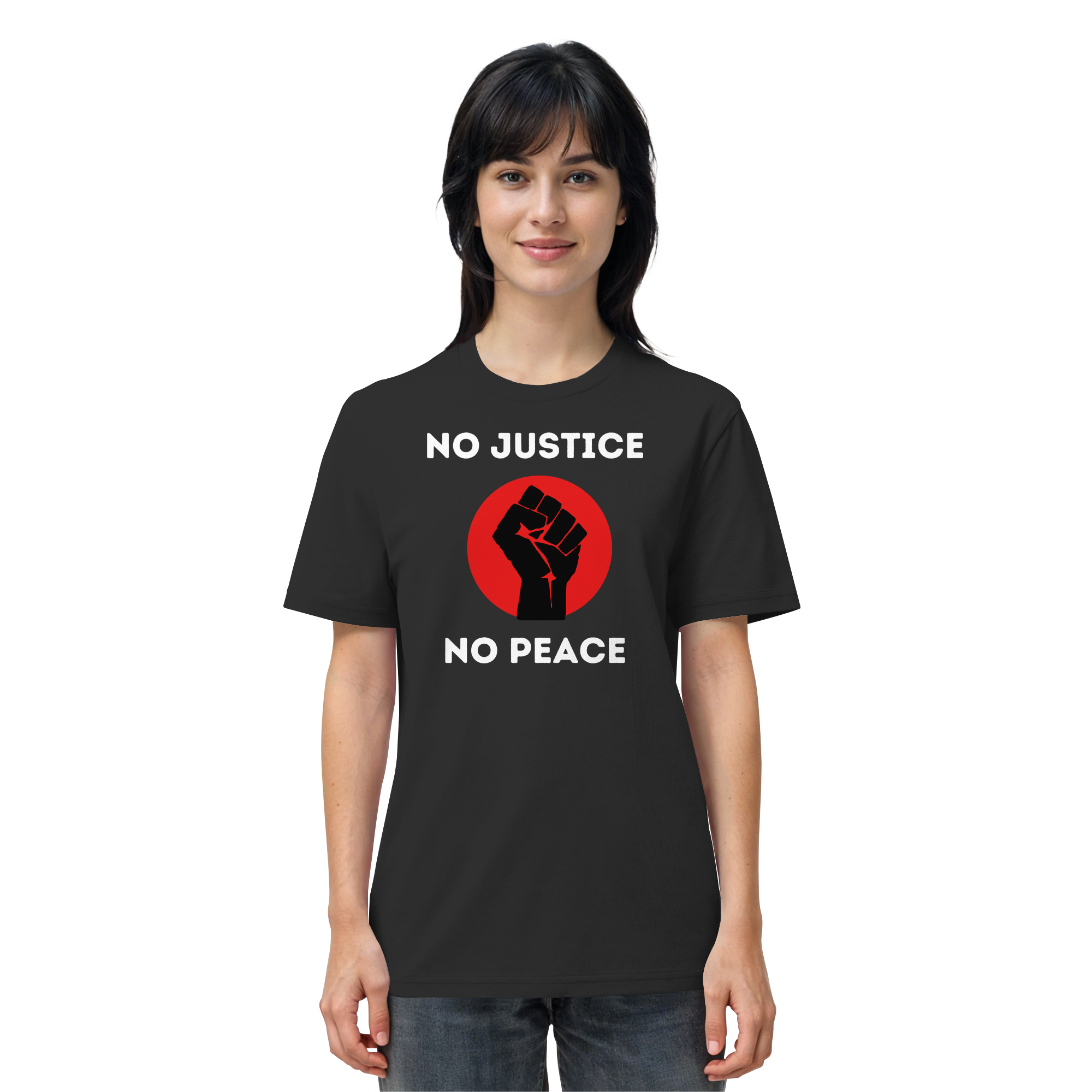 No Justice No Peace "Raised Fist Edition" - Organic Shirt