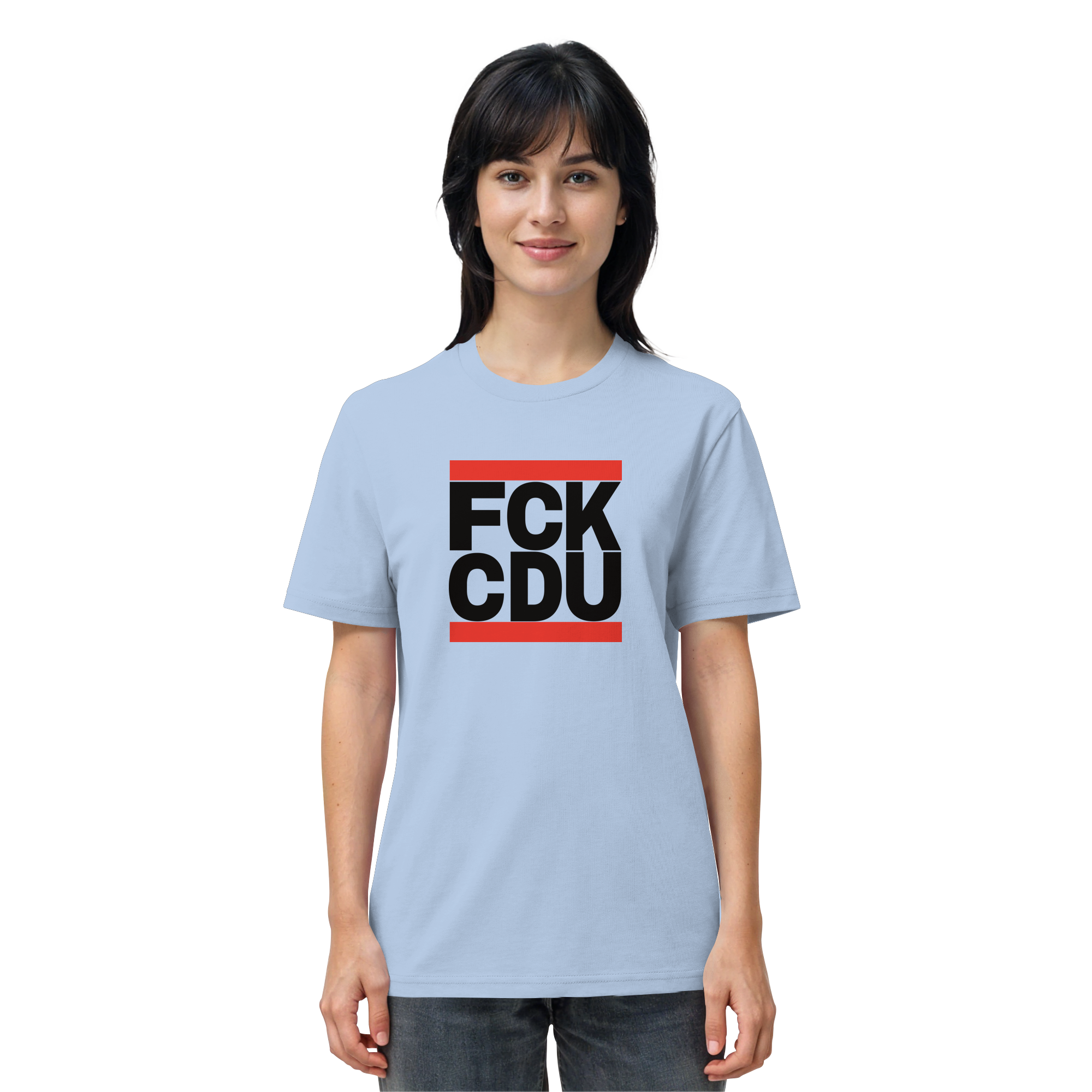 FCK CDU (schwarze Schrift) - Organic Shirt