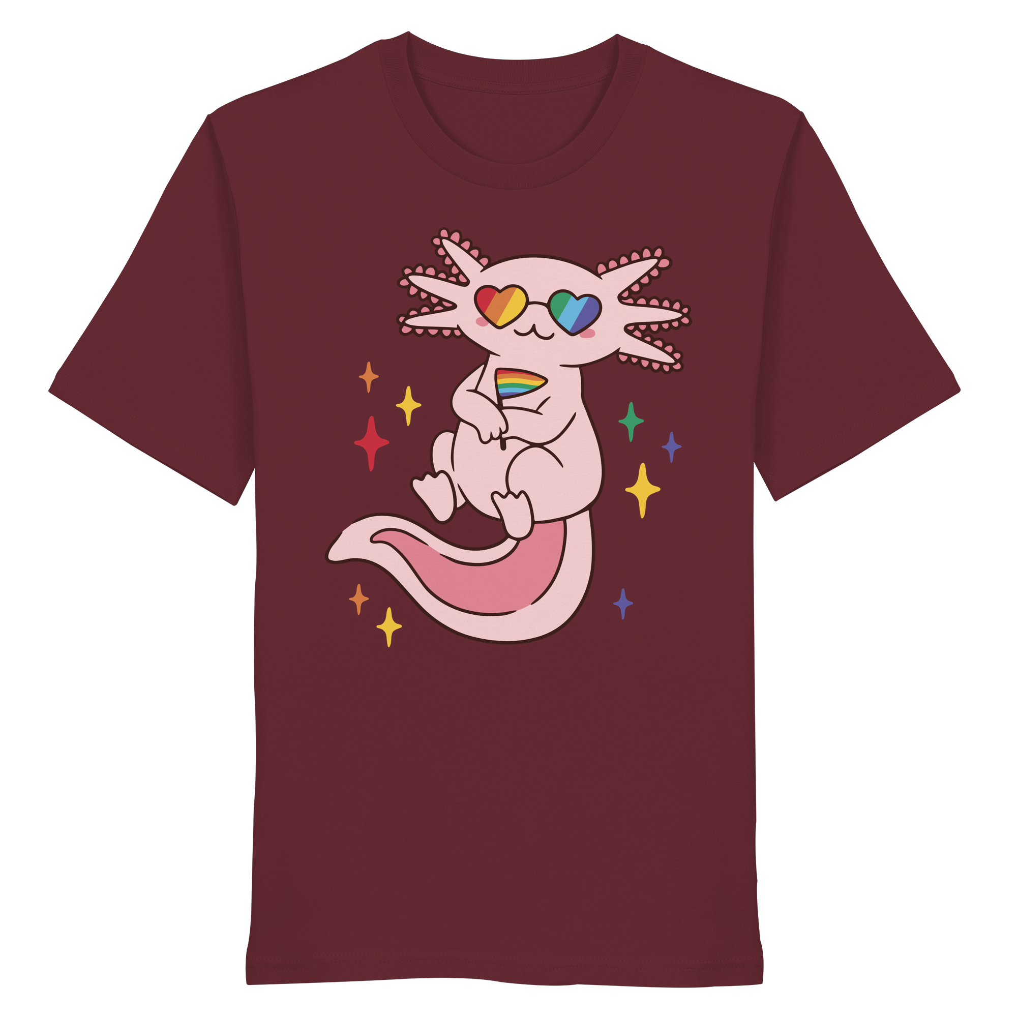 Big Pride Axolotl - Organic Shirt