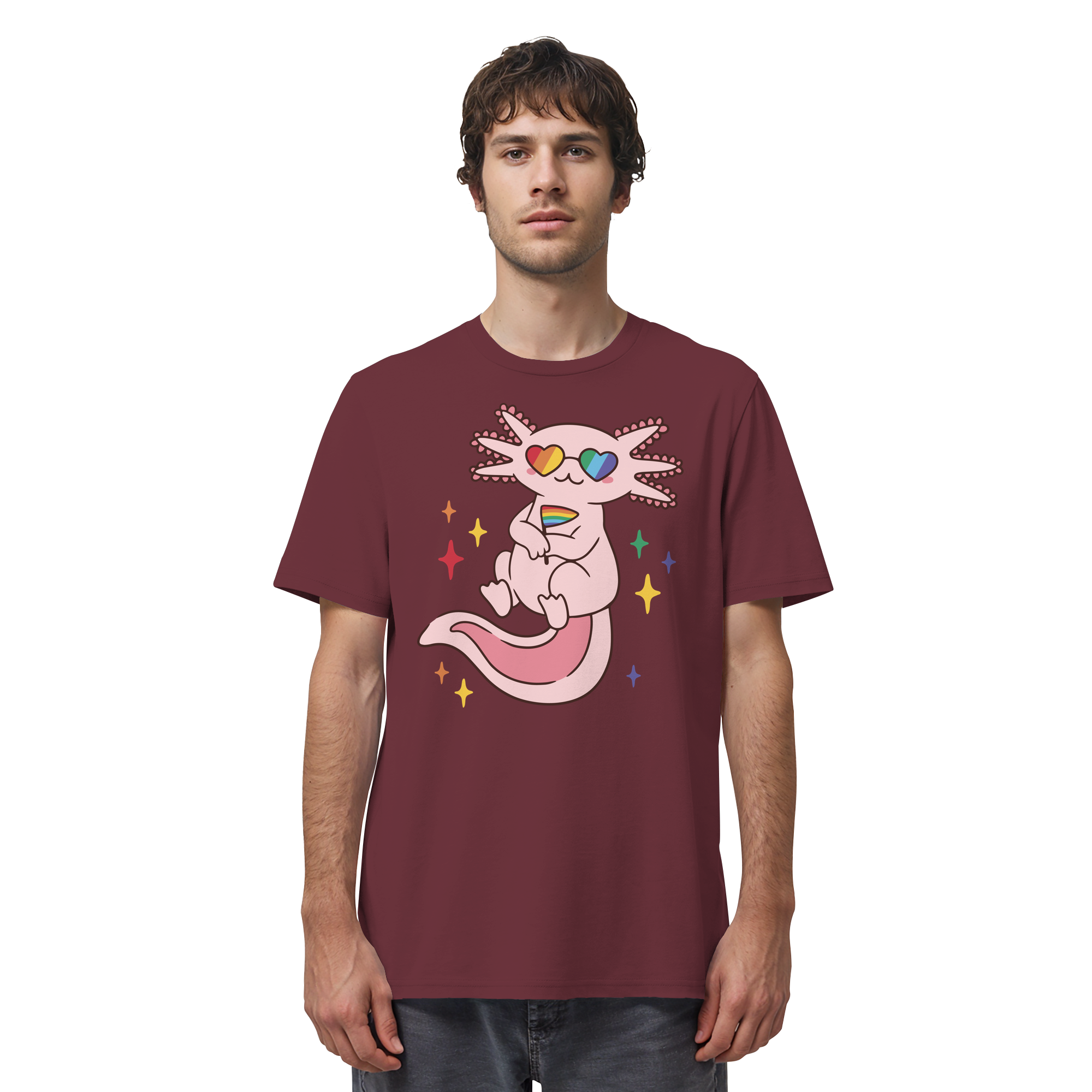 Big Pride Axolotl - Organic Shirt