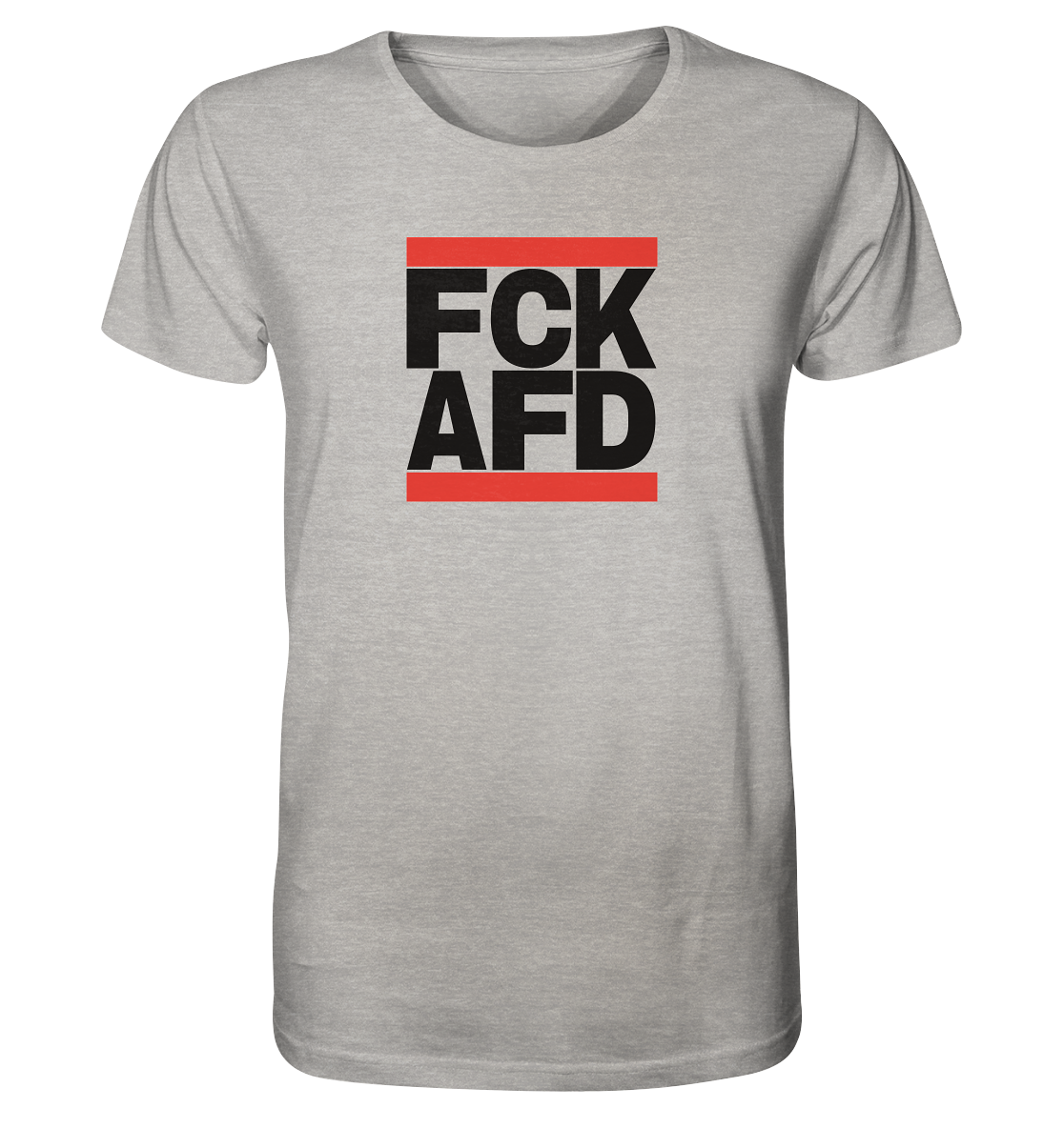 FCK AFD (schwarze Schrift) - Organic Shirt