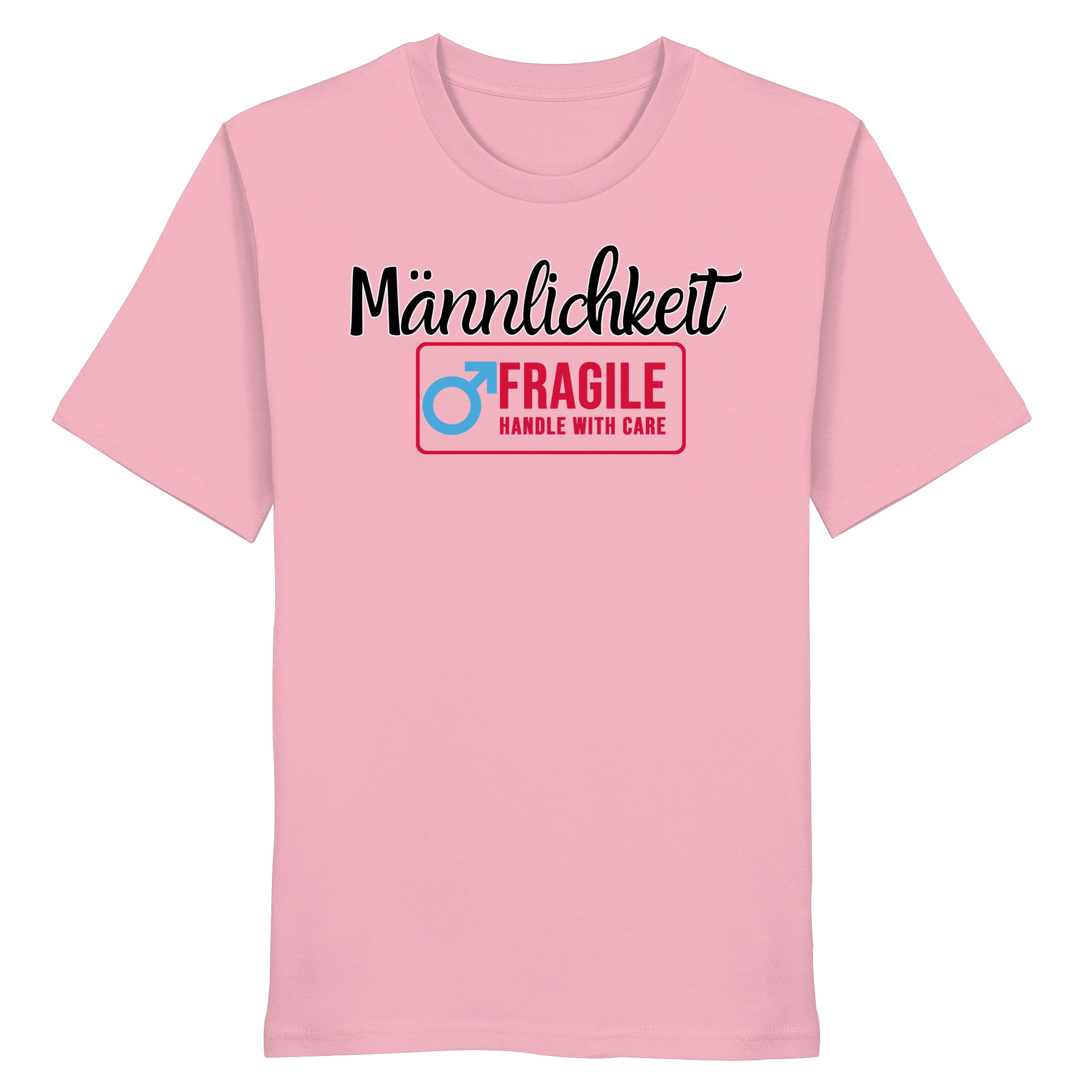 Männlichkeit: Handle with Care - Organic Shirt
