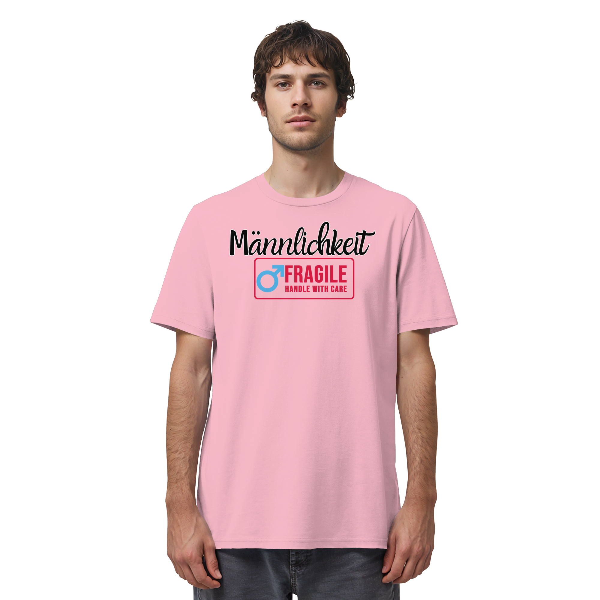 Männlichkeit: Handle with Care - Organic Shirt