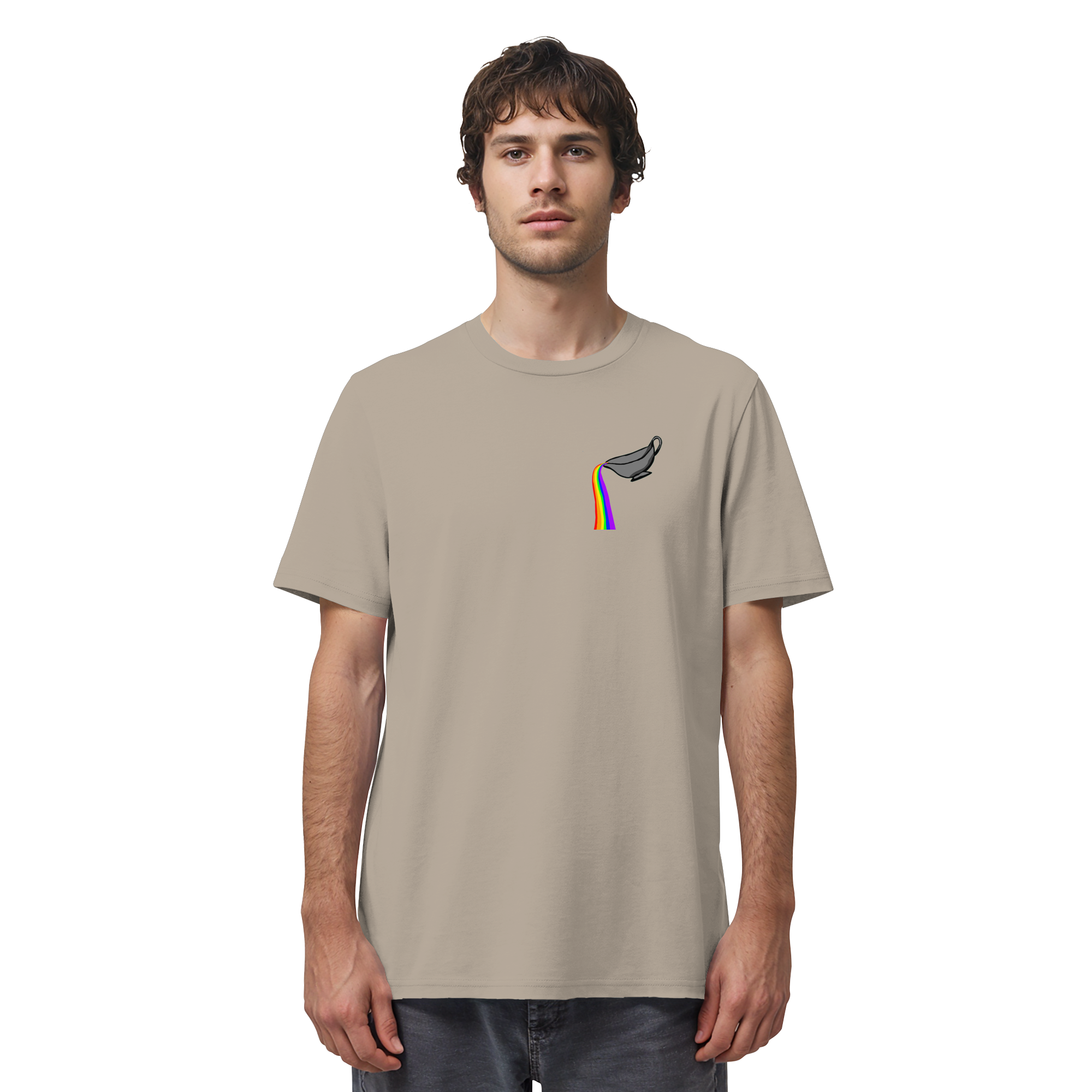 Regenbogen Soße: Sauciere - Organic Shirt