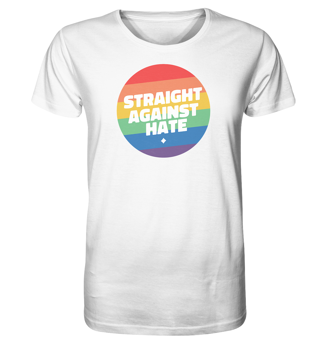 Straight Against Hate Badge Unisex Shirt