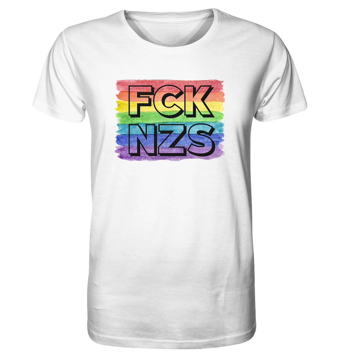 FCK NZS "Rainbow Resistance Edition" - Organic Shirt