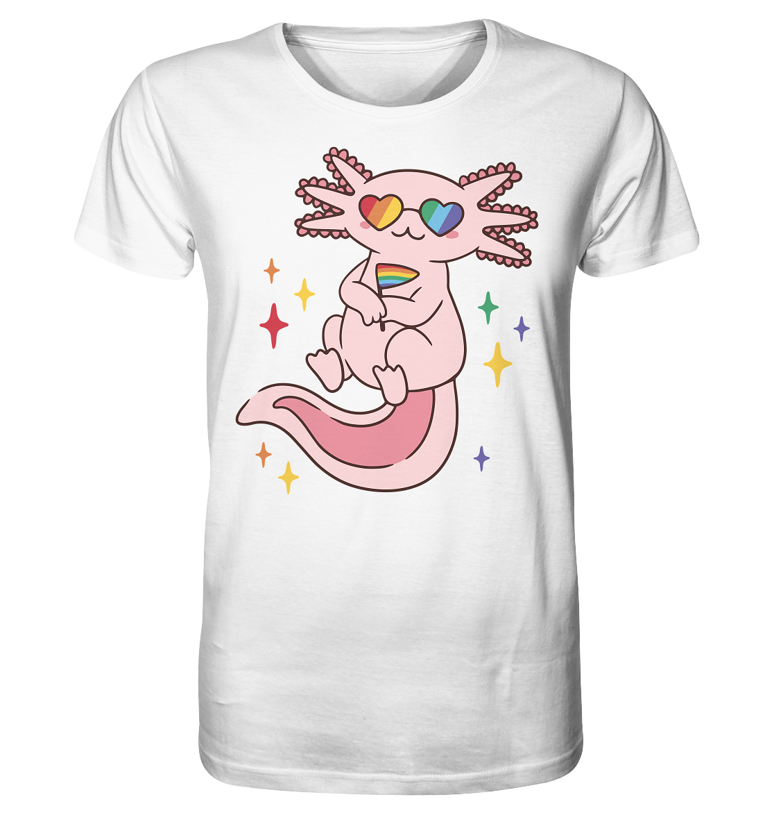 Big Pride Axolotl - Organic Shirt