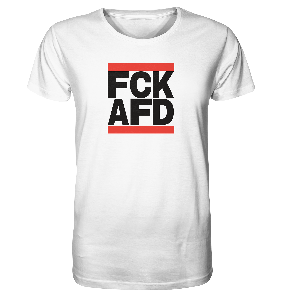 FCK AFD (schwarze Schrift) - Organic Shirt