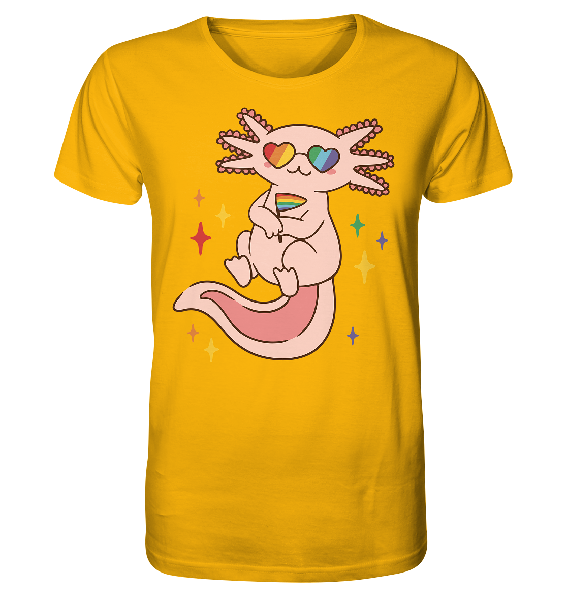 Big Pride Axolotl - Organic Shirt