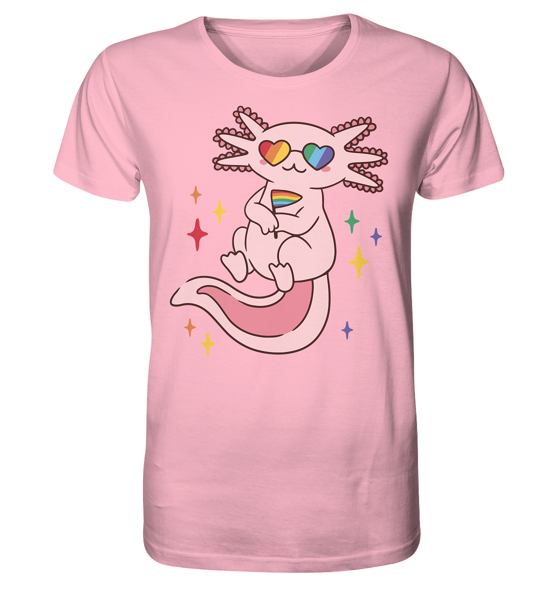 Big Pride Axolotl - Organic Shirt