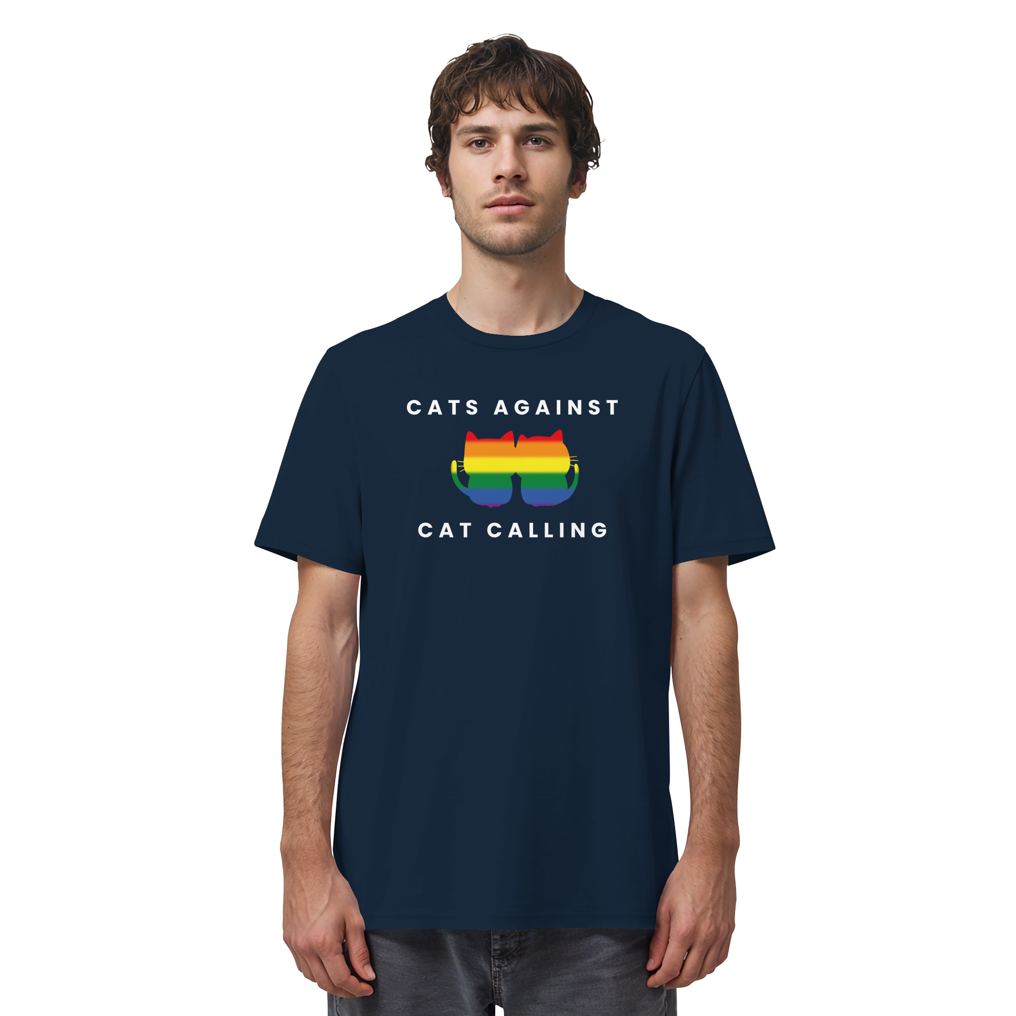 Cats Against Catcalling "Rainbow Edition" - Organic Shirt