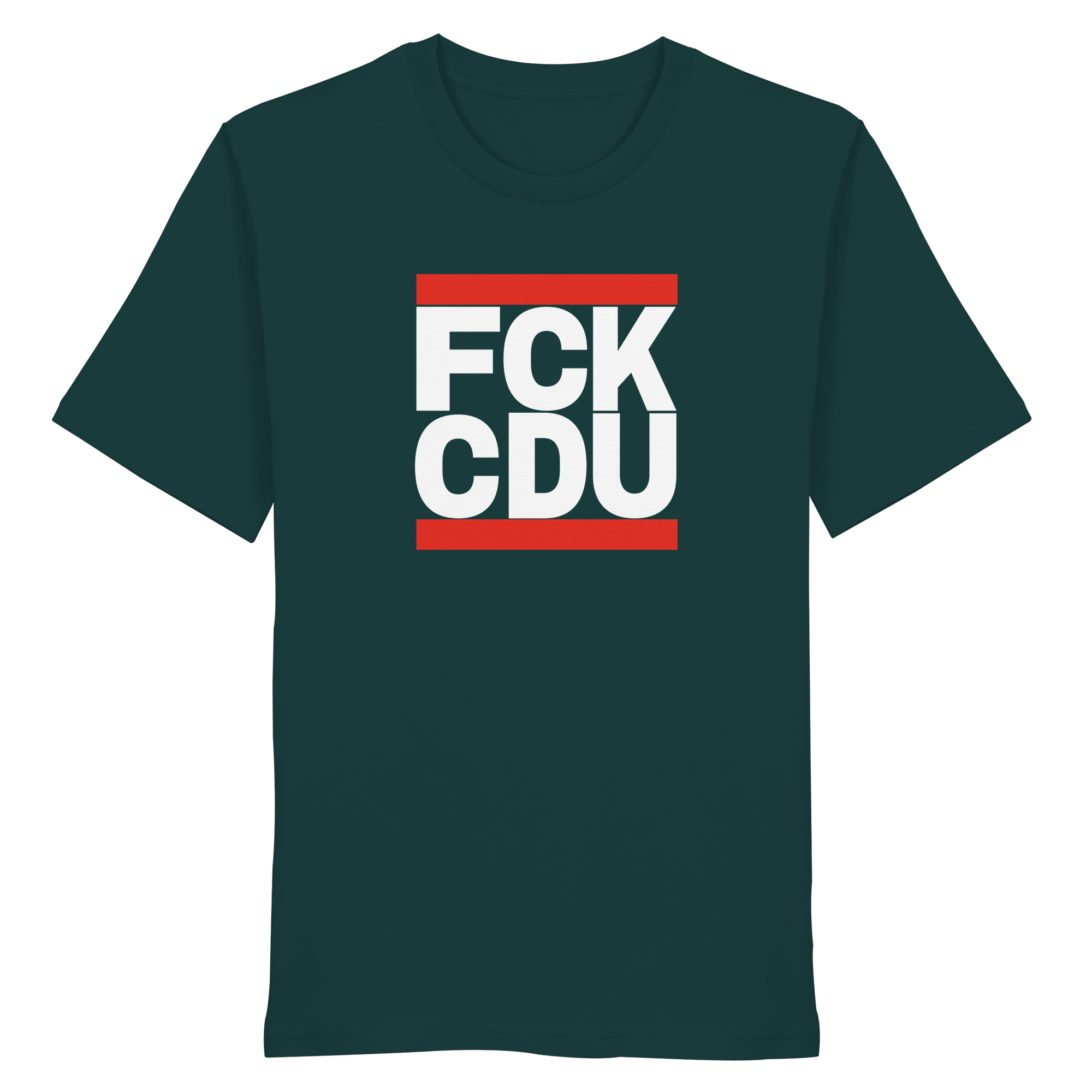 FCK CDU (weiße Schrift) - Organic Shirt
