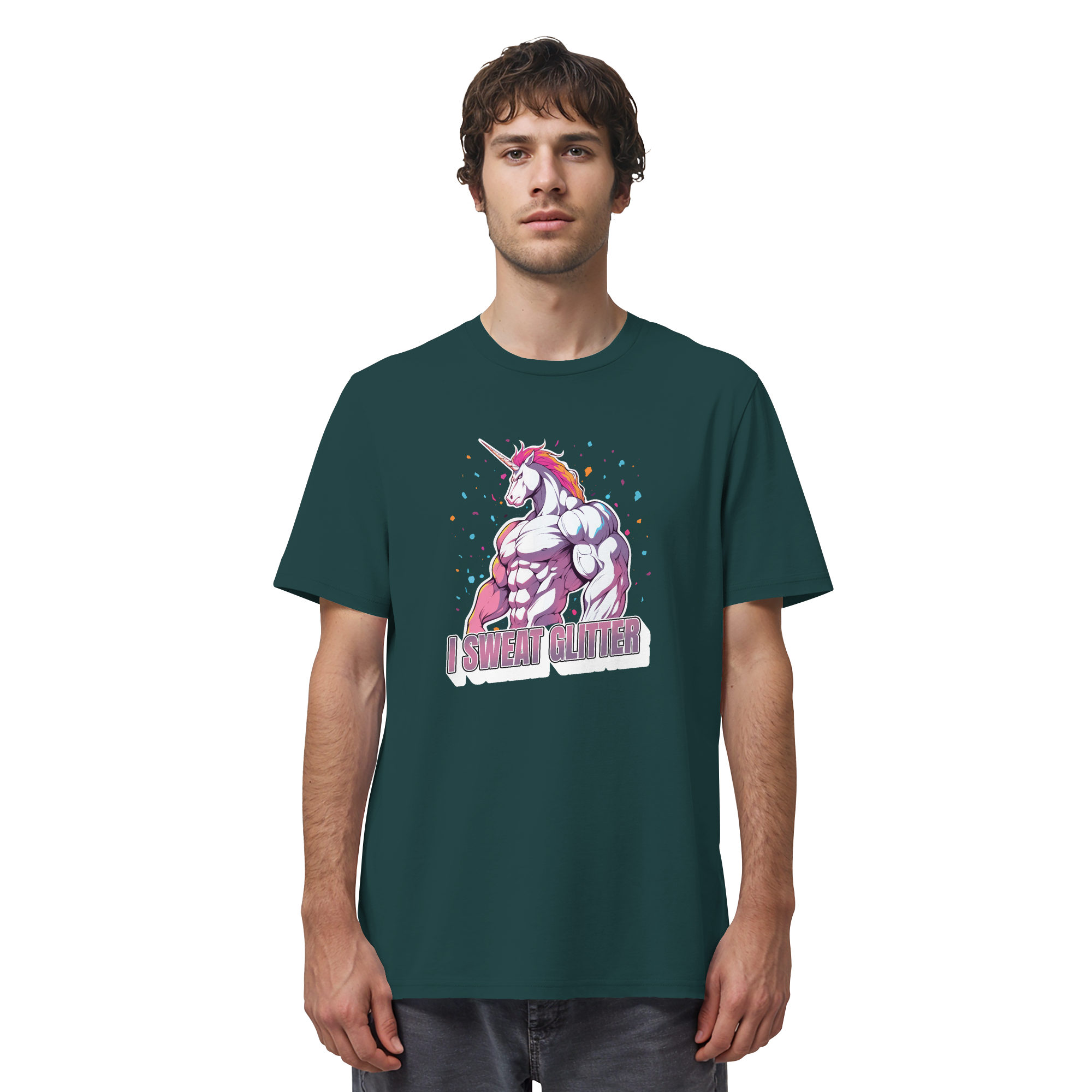 I sweat Glitter - Organic Shirt
