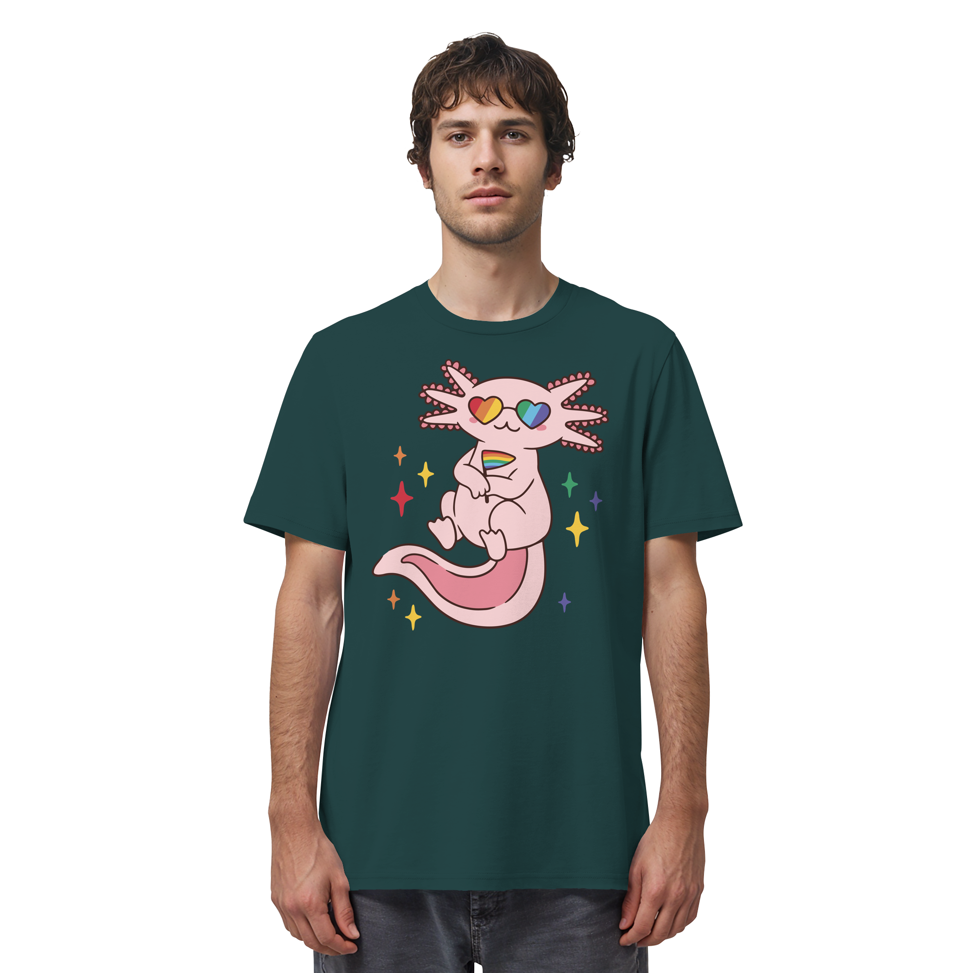 Big Pride Axolotl - Organic Shirt