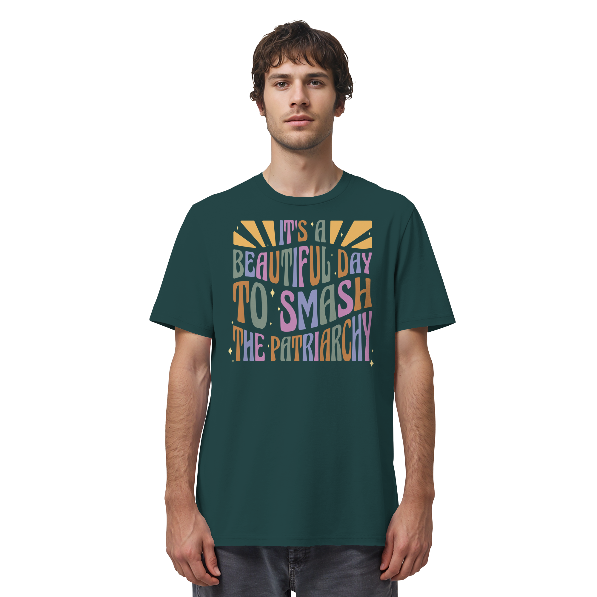 It's a Beautiful Day to Smash the Patriarchy - Organic Shirt