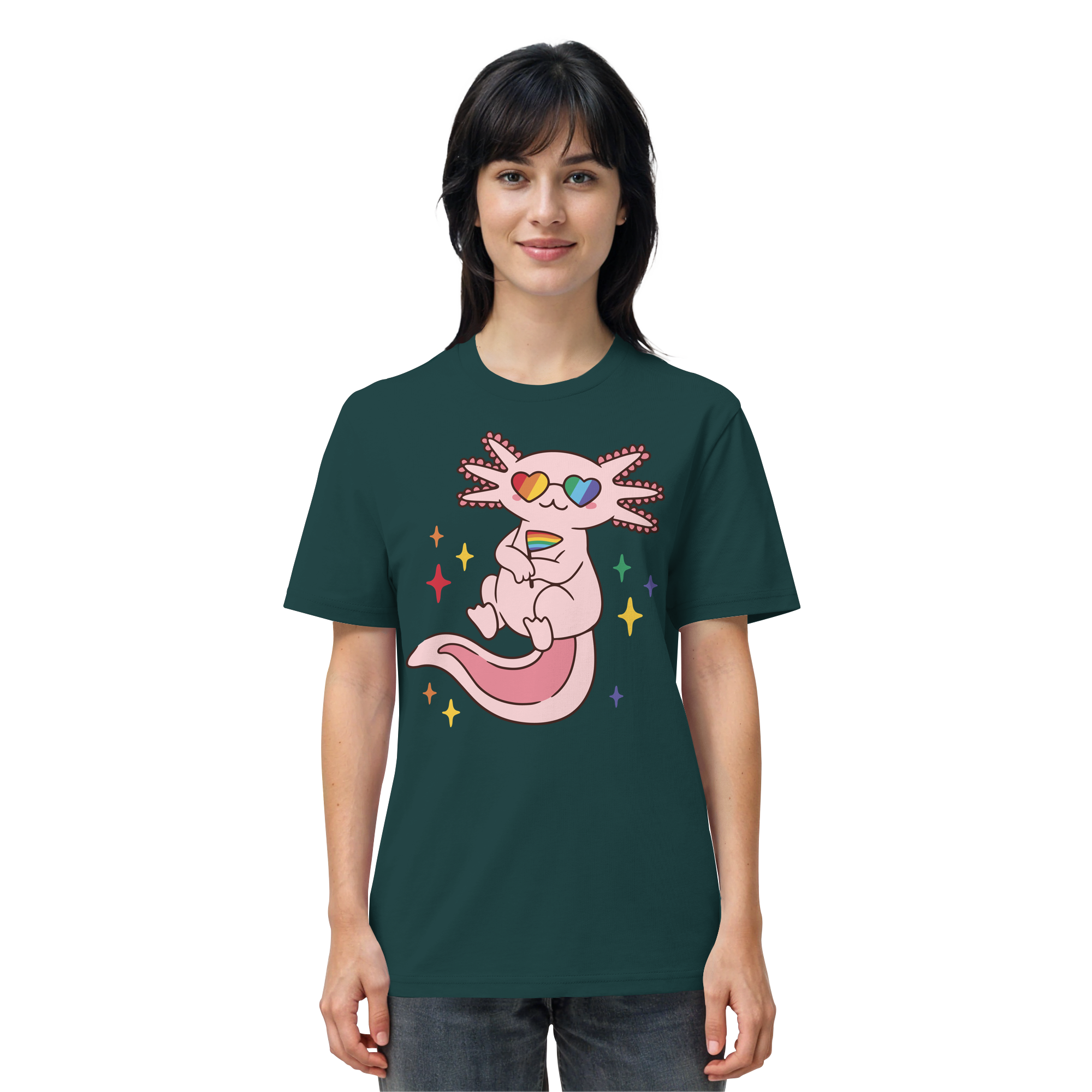 Big Pride Axolotl - Organic Shirt
