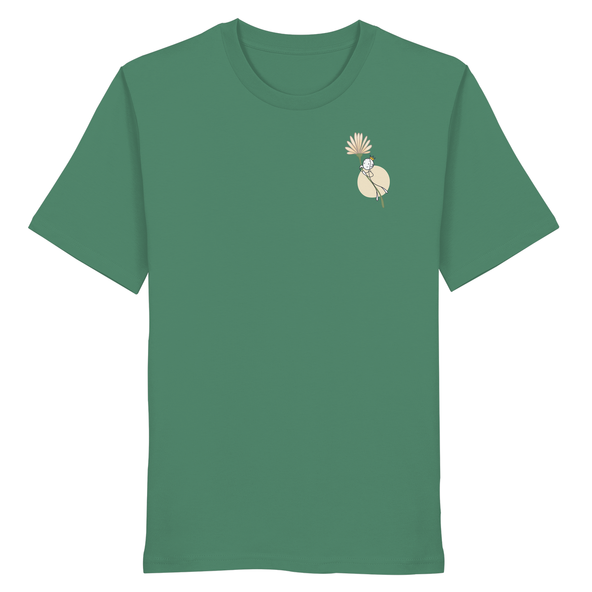 Seelenmännchen "Blumenfliegen Edition" (dunkel) - Organic Shirt
