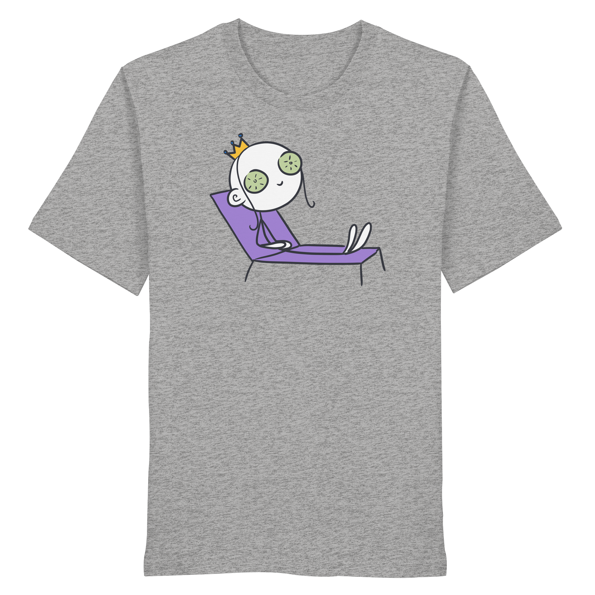 Seelenmännchen "Chill Out Edition" Frontprint - Organic Shirt