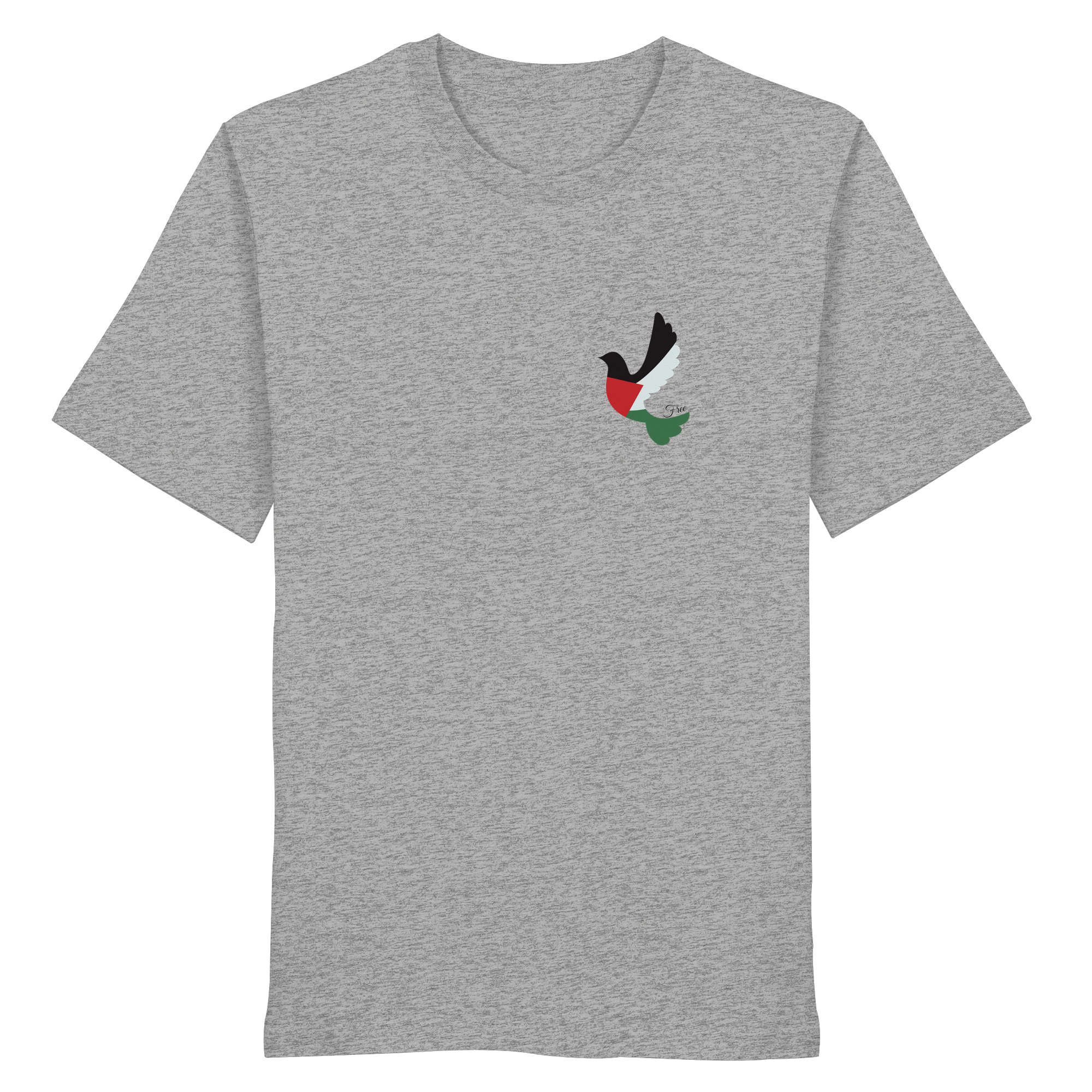 Free Palestine "Unbroken Wings Edition" - Organic Shirt