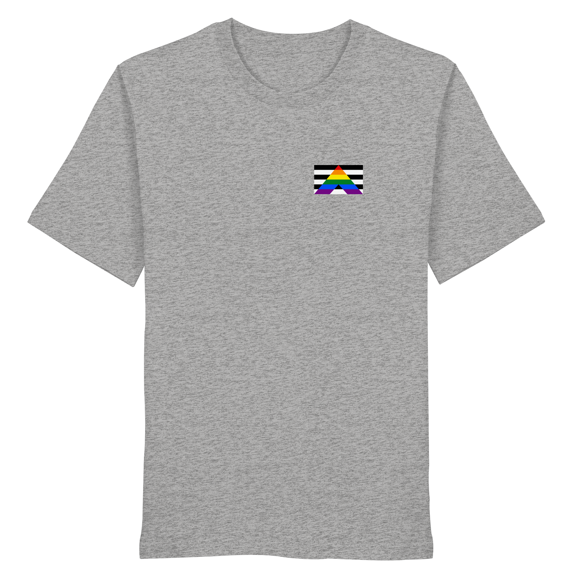 Straight Ally Pride Flag - Organic Shirt