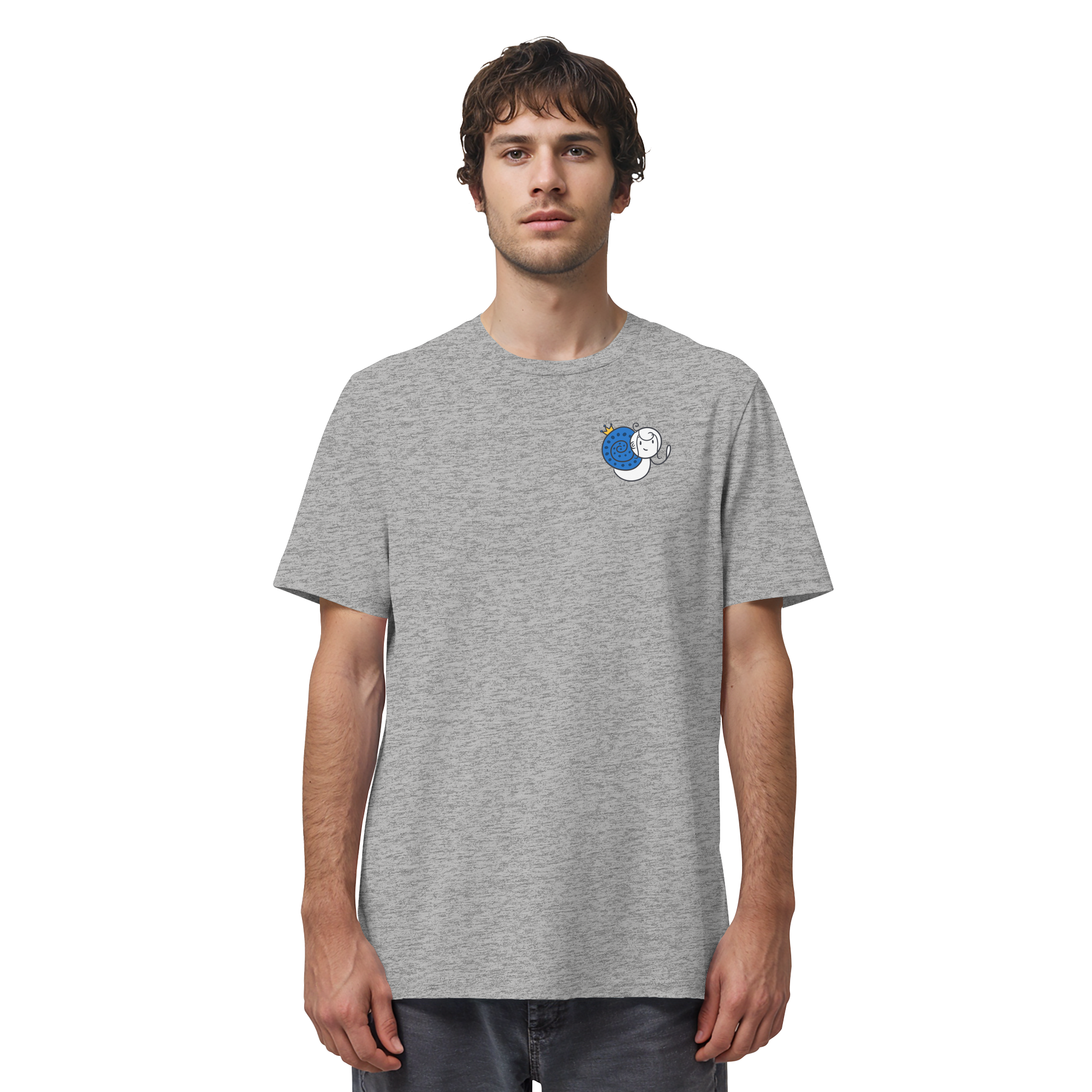 Meine Heilung braucht Zeit "Schwarze Edition" Backprint - Organic Shirt