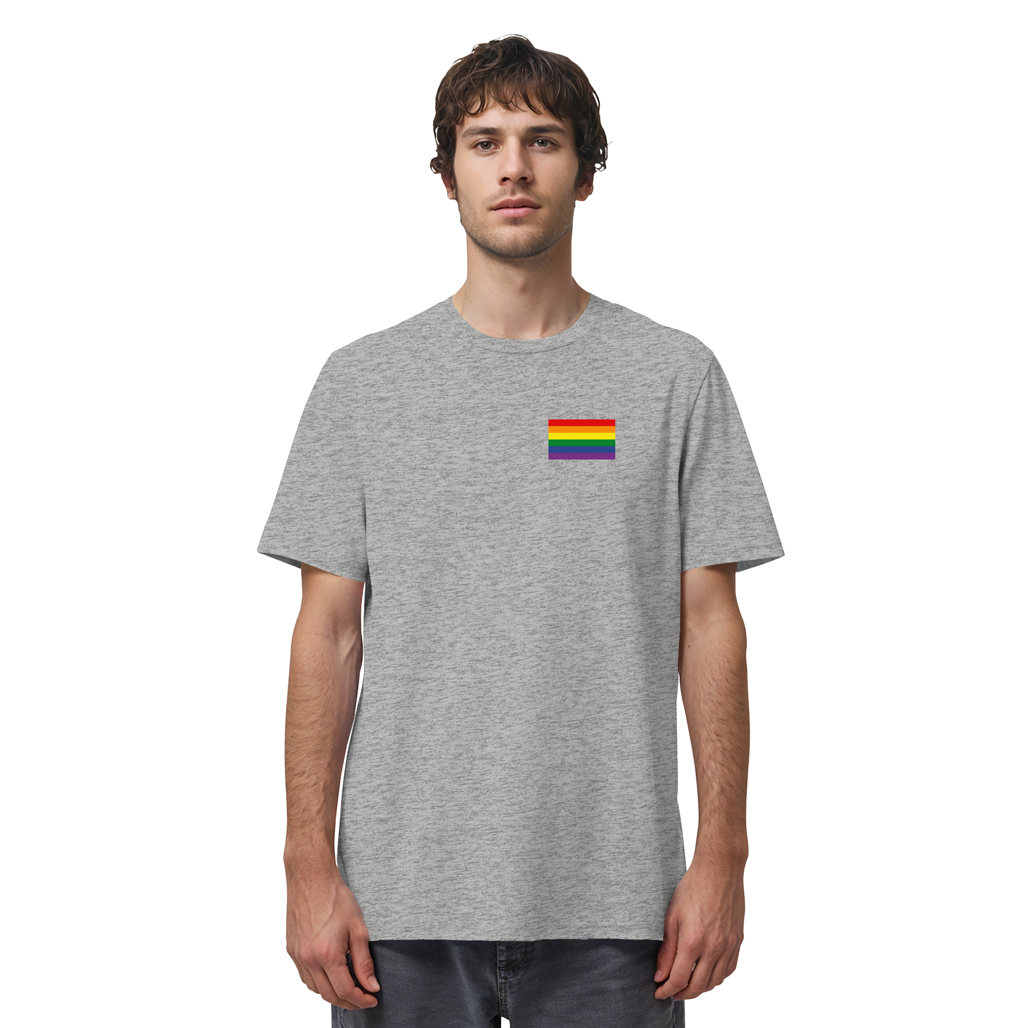 Regenbogen Pride Flag - Organic Shirt