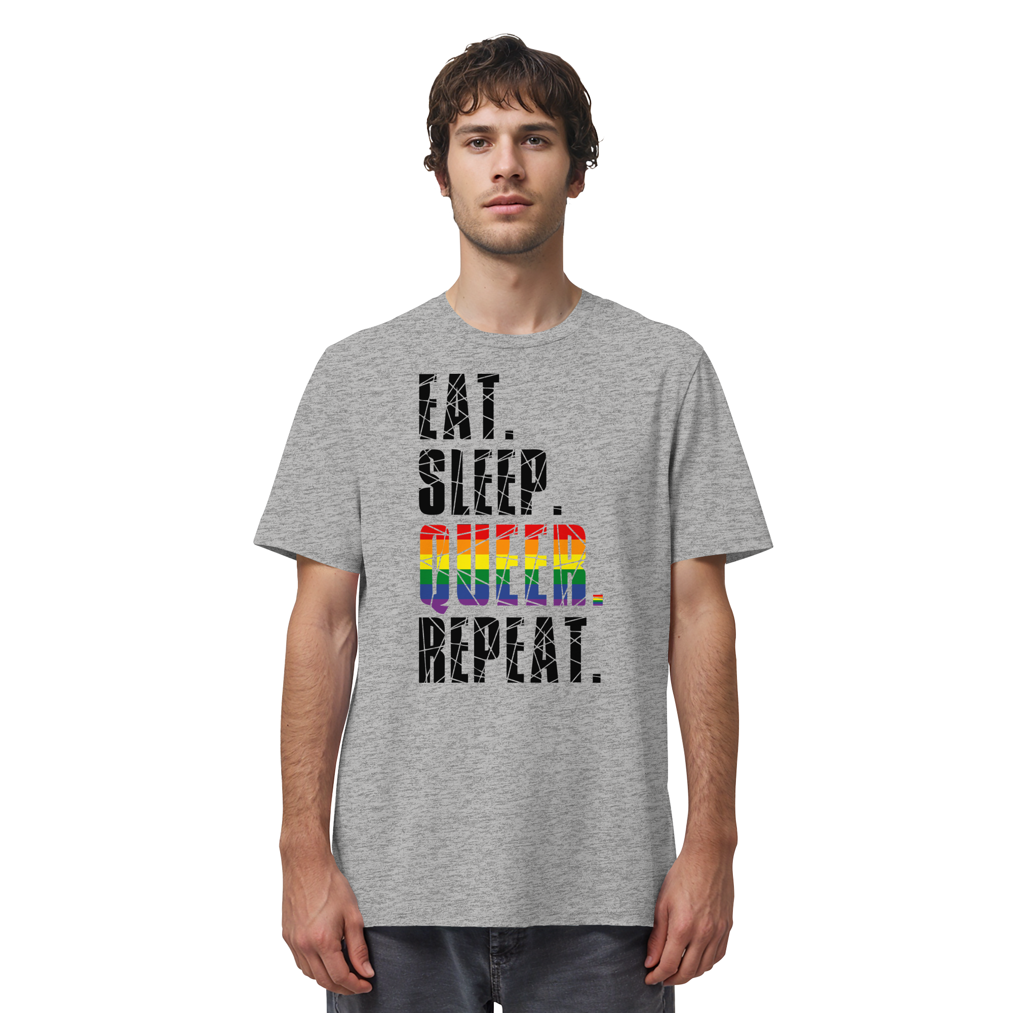 EAT. SLEEP. QUEER. REPEAT. - Organic Shirt