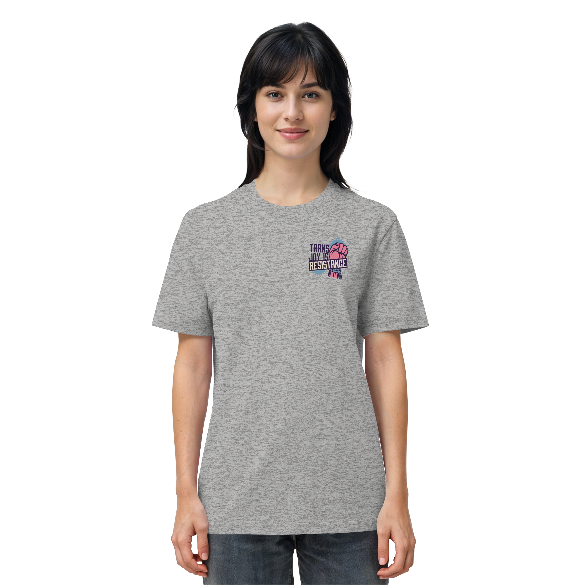 Trans Joy Is Resistance "Raised Fist Edition" - Organic Shirt