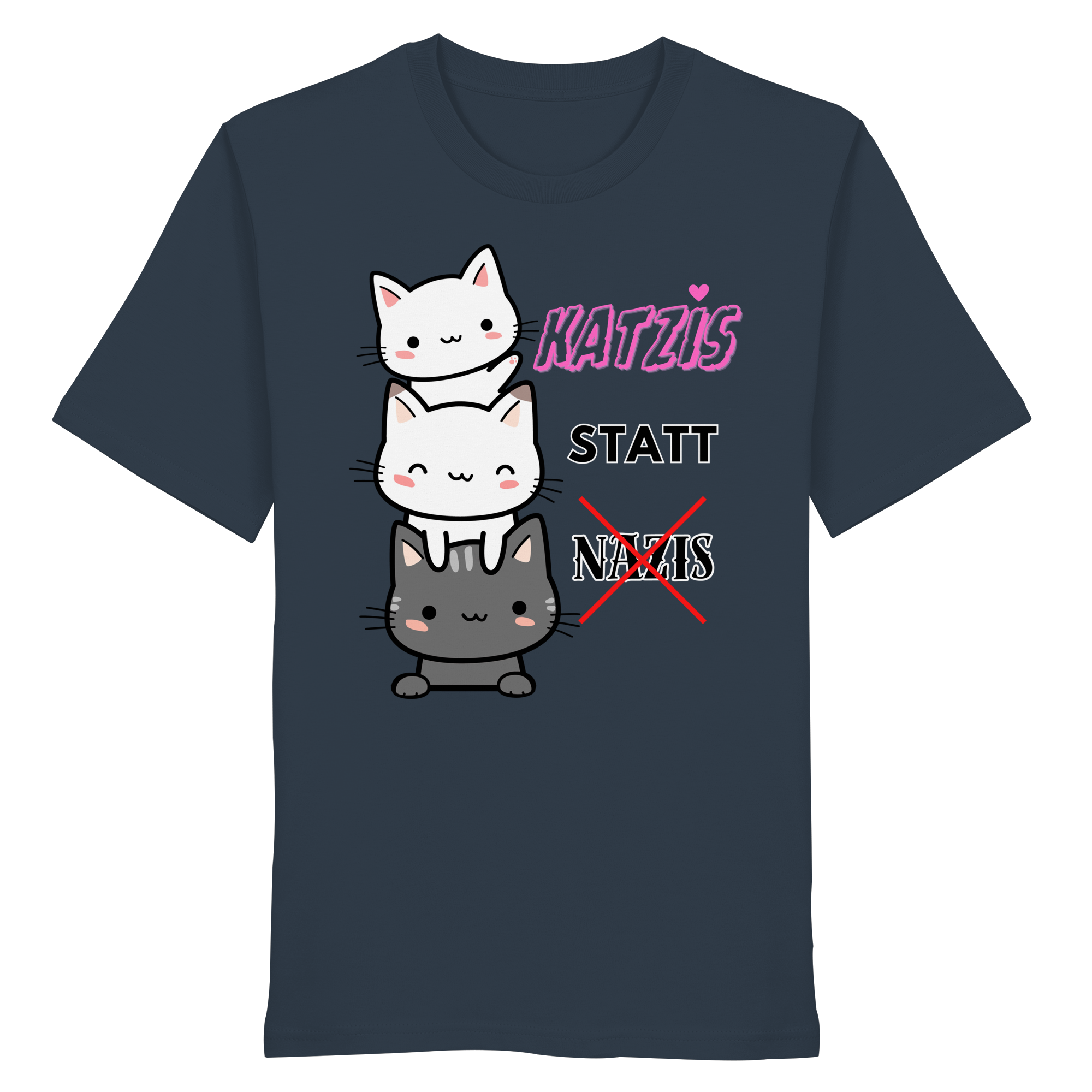 Katzis statt Nazis - Organic Shirt