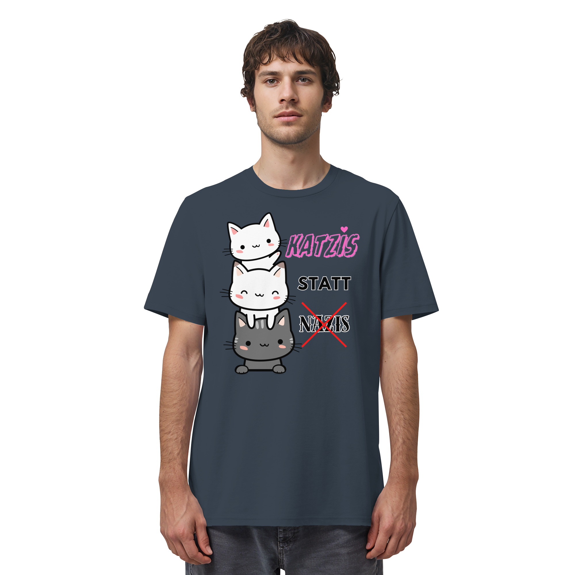 Katzis statt Nazis - Organic Shirt
