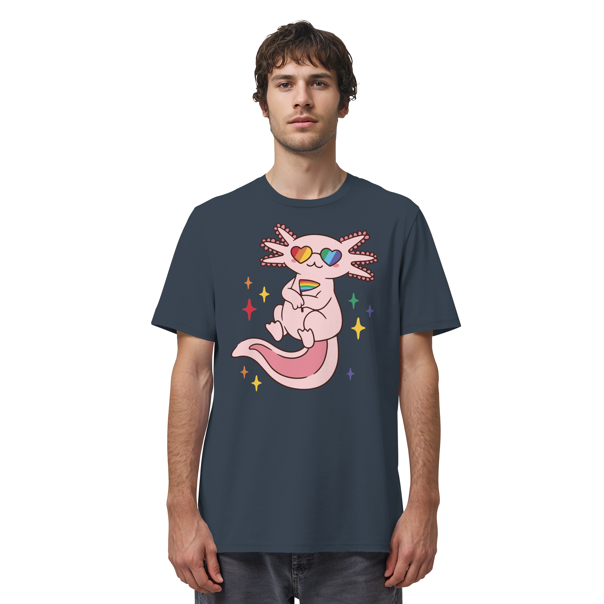 Big Pride Axolotl - Organic Shirt