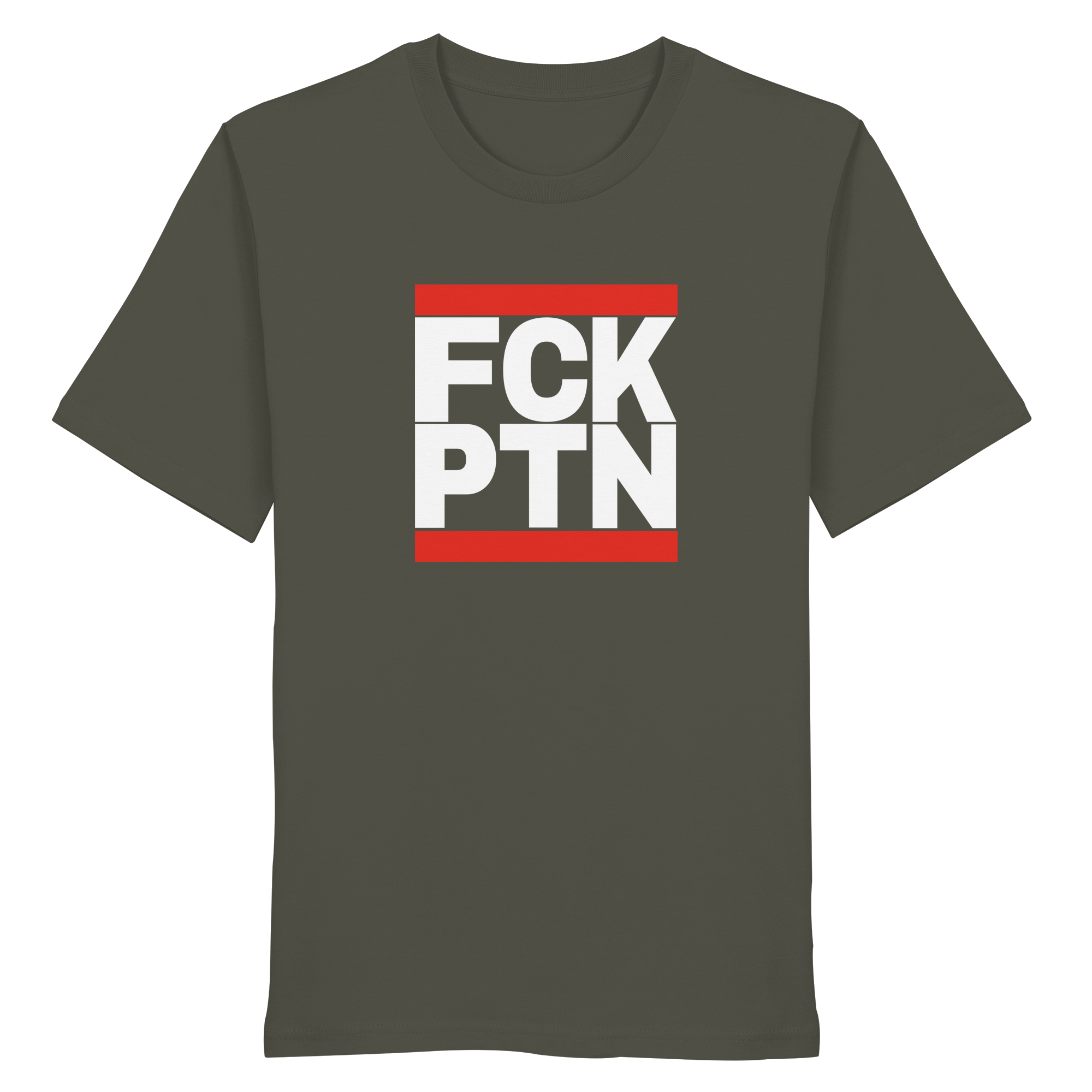 FCK PTN (weiße Schrift) - Organic Shirt