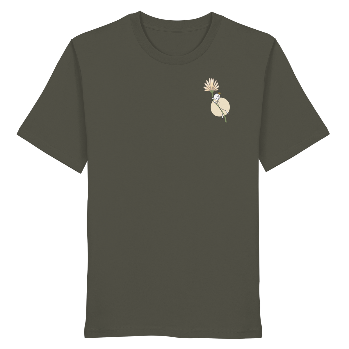 Seelenmännchen "Blumenfliegen Edition" (dunkel) - Organic Shirt